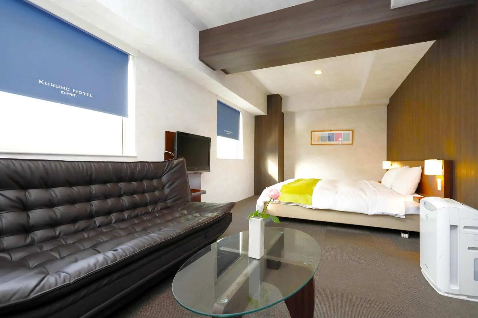 Photo of the whole room, Bed in Kurume Hotel Esprit