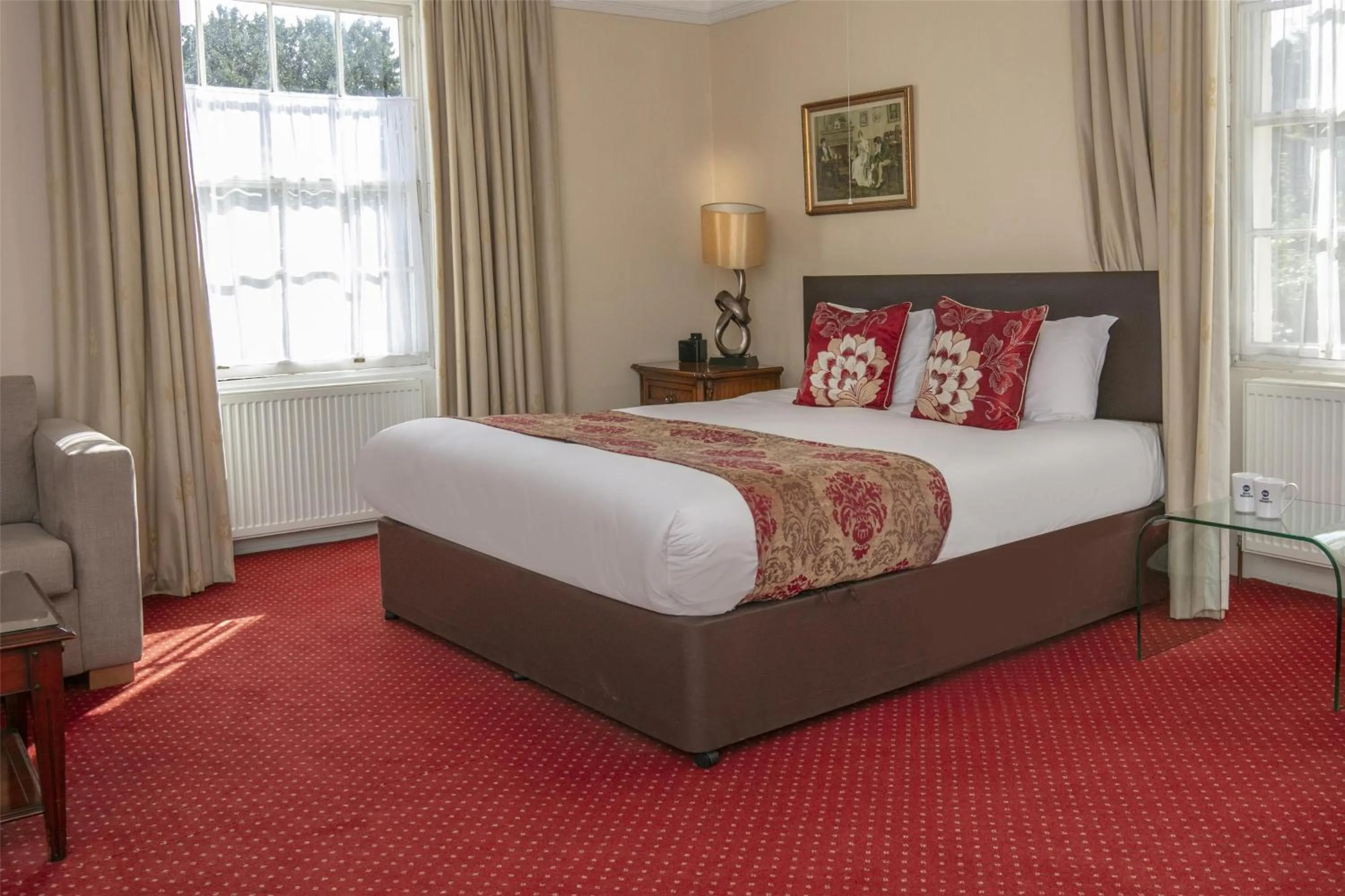 Bedroom, Bed in Best Western Henbury Lodge Hotel