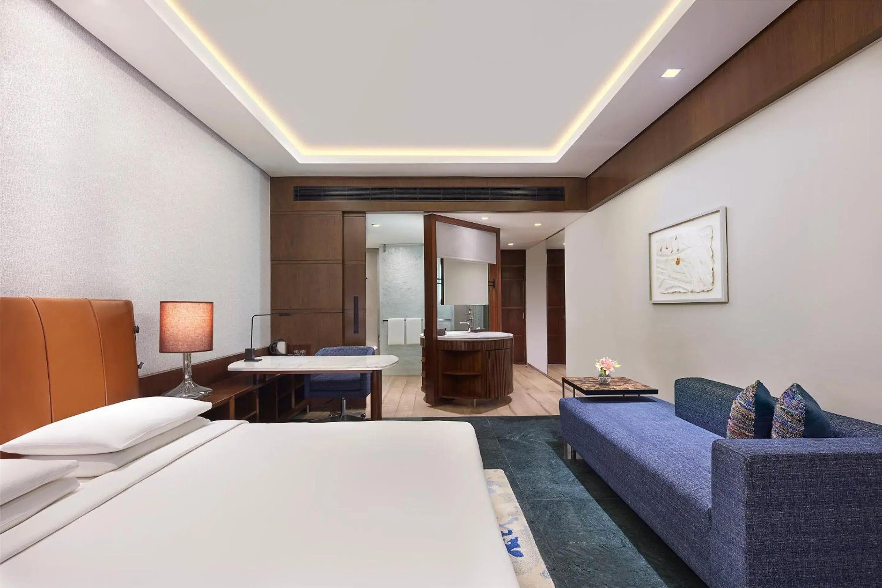 Club King Room with Pool View in Hyatt Regency Chennai Club King Room with Pool View in Hyatt Regency Chennai