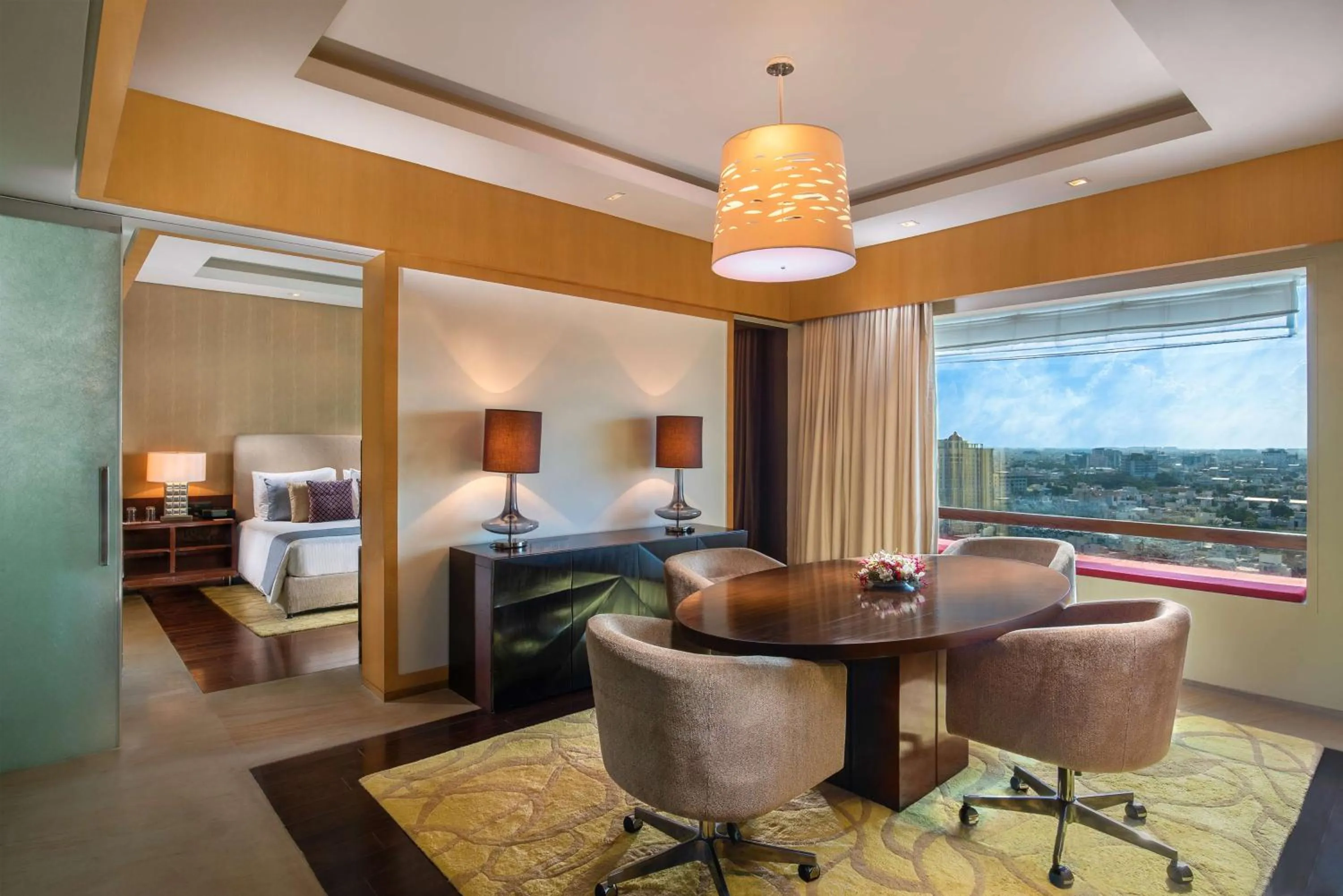 Photo of the whole room, Bed in Hyatt Regency Chennai