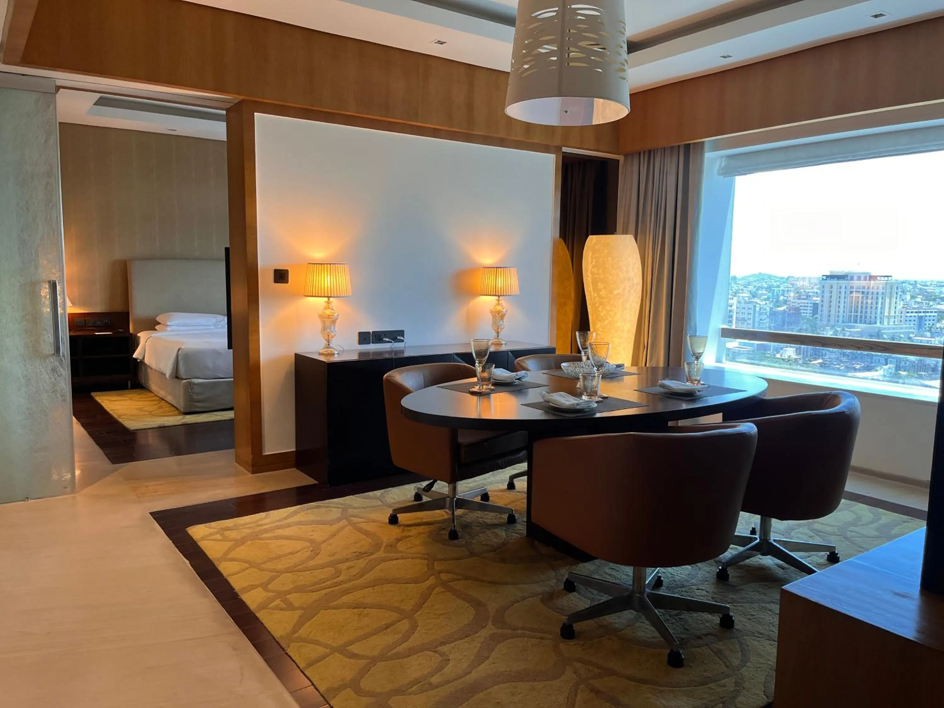 Dining area in Hyatt Regency Chennai