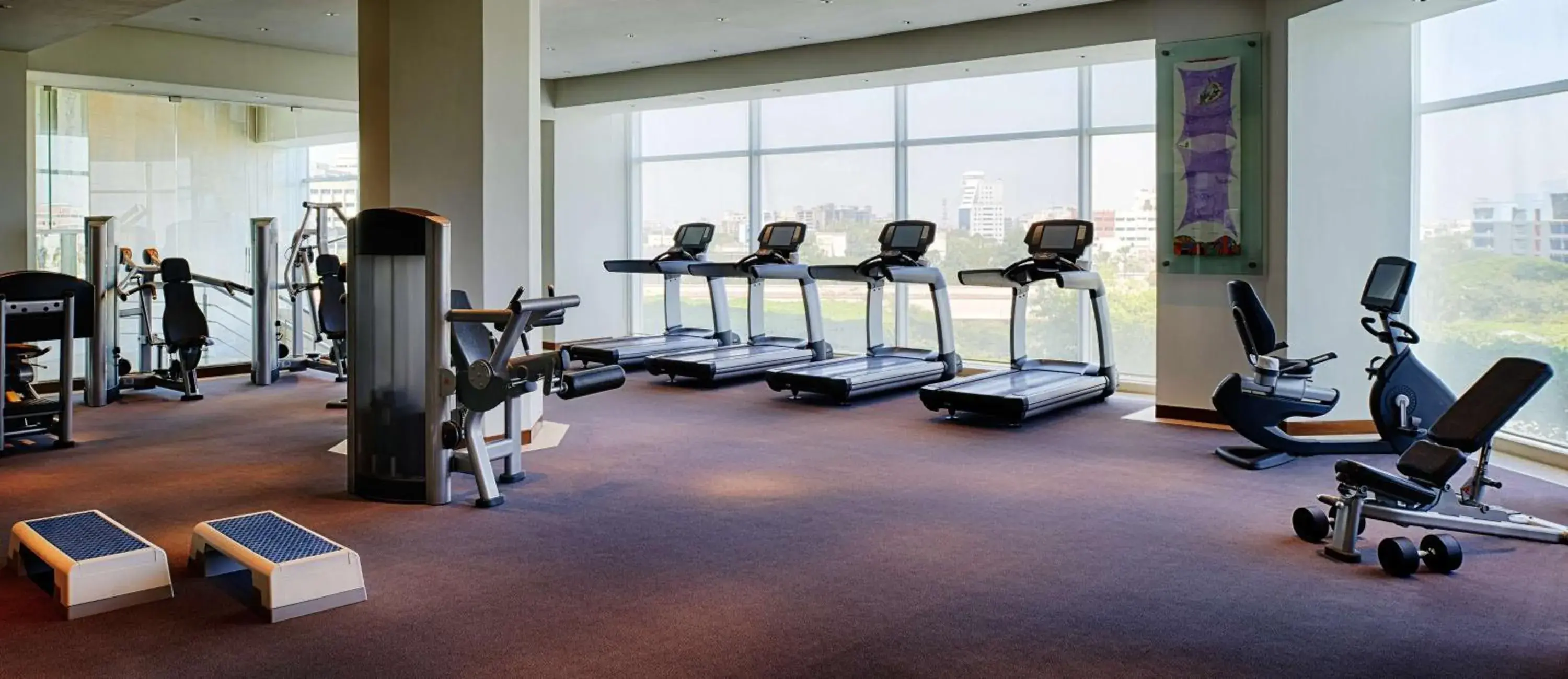 Fitness centre/facilities in Hyatt Regency Chennai Fitness centre/facilities in Hyatt Regency Chennai