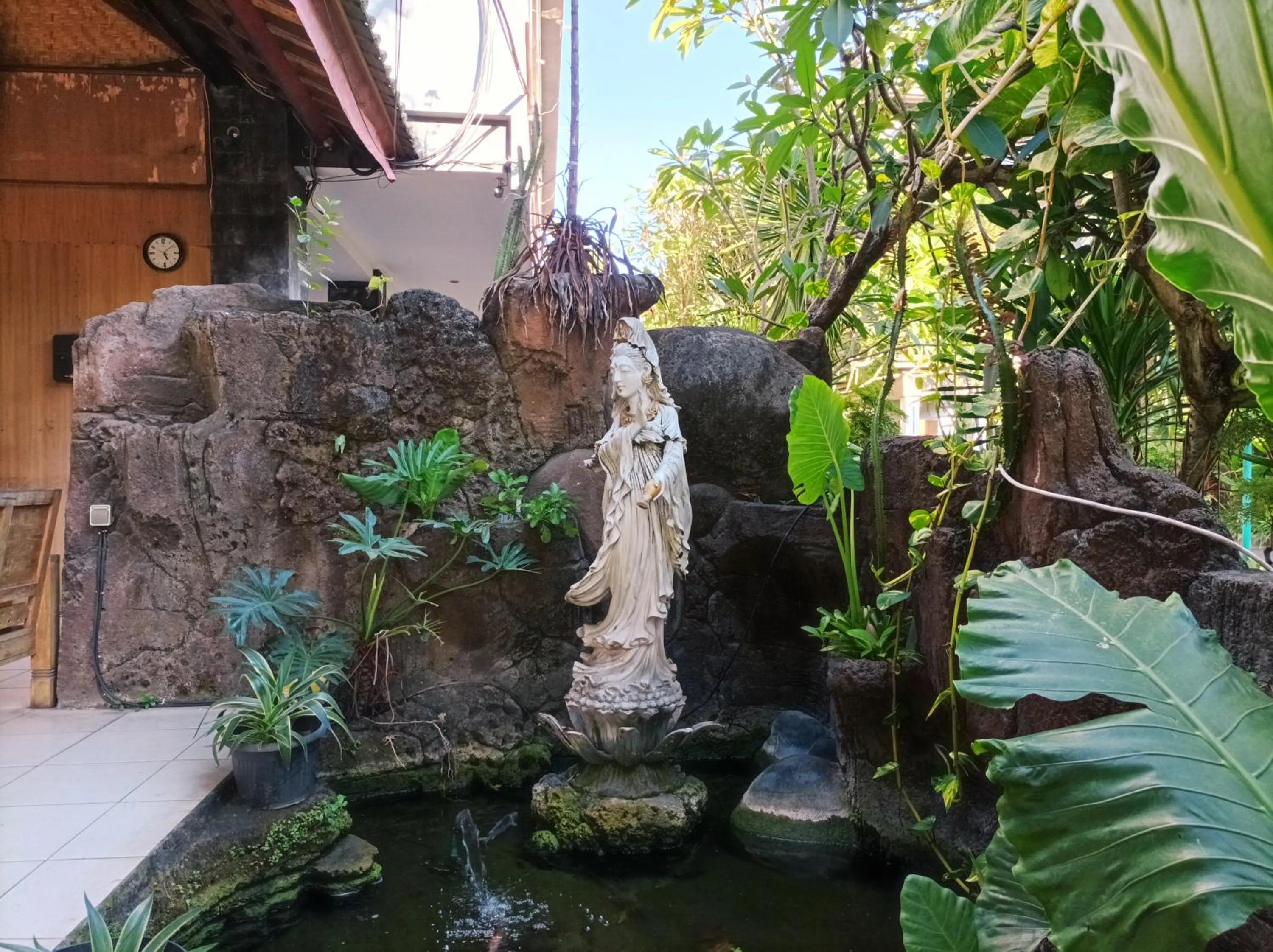 Decorative detail in Sapta Petala Hotel