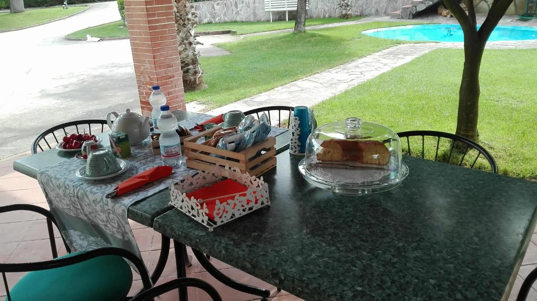 Garden view in B&B sentiero romantico