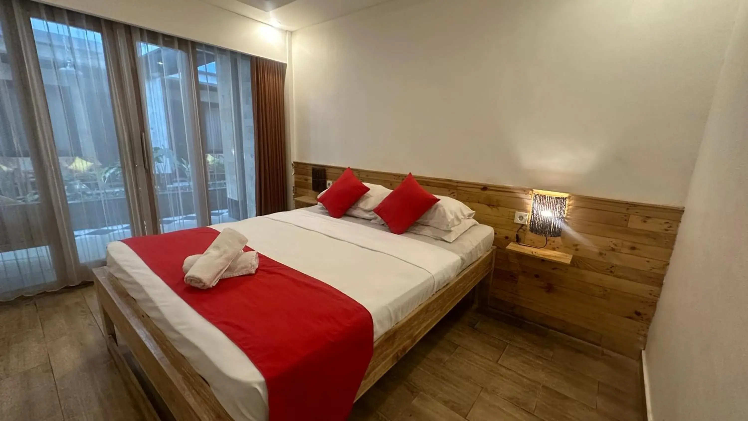 Bed in Abian Srama Hotel and Spa Bed in Abian Srama Hotel and Spa