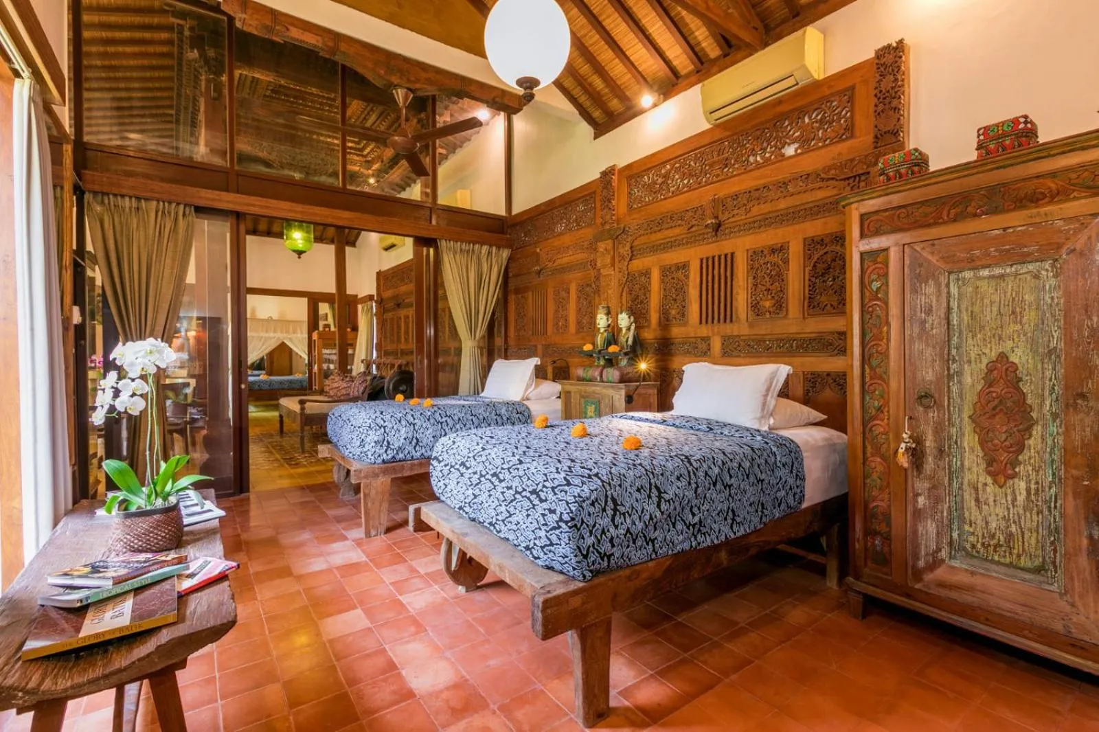 Bed in Villa Kampung Kecil Boutique Hotel