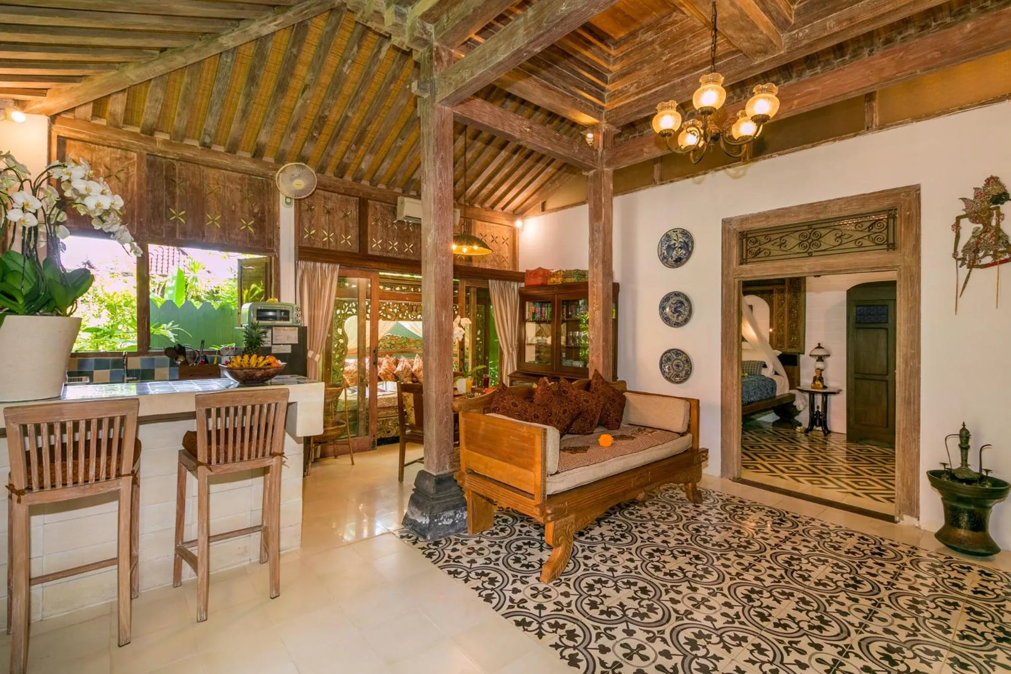 Living room in Villa Kampung Kecil Boutique Hotel