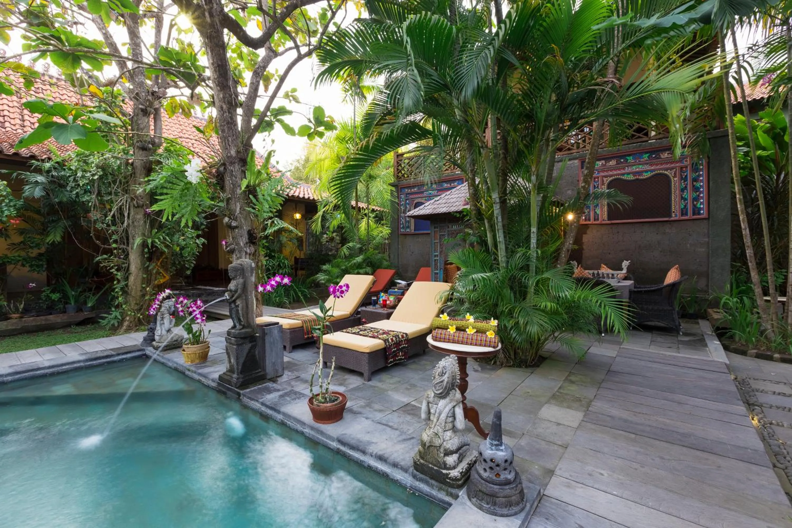 Decorative detail in Villa Kampung Kecil Boutique Hotel