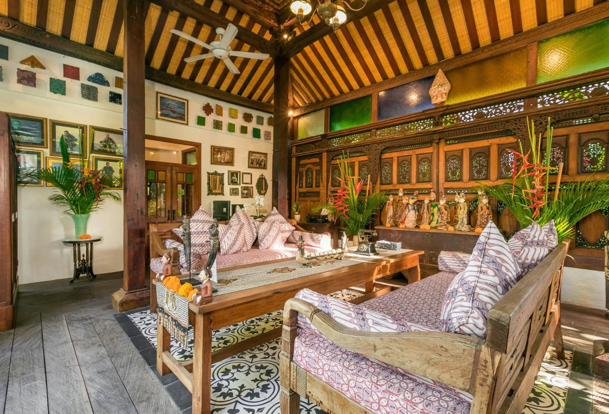 Lobby or reception in Villa Kampung Kecil Boutique Hotel