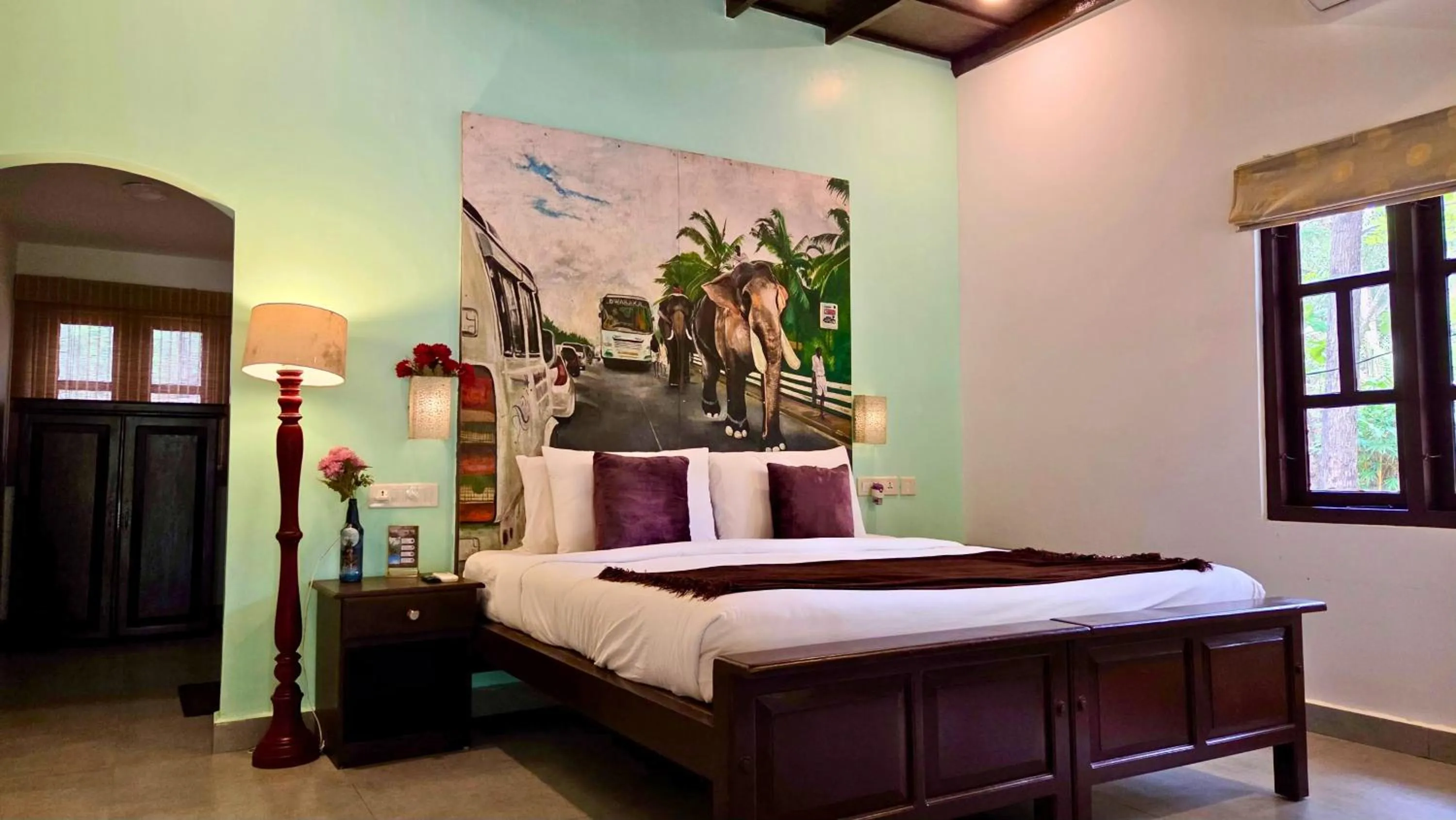 Bed in Seclude Kerala, Marari Sands