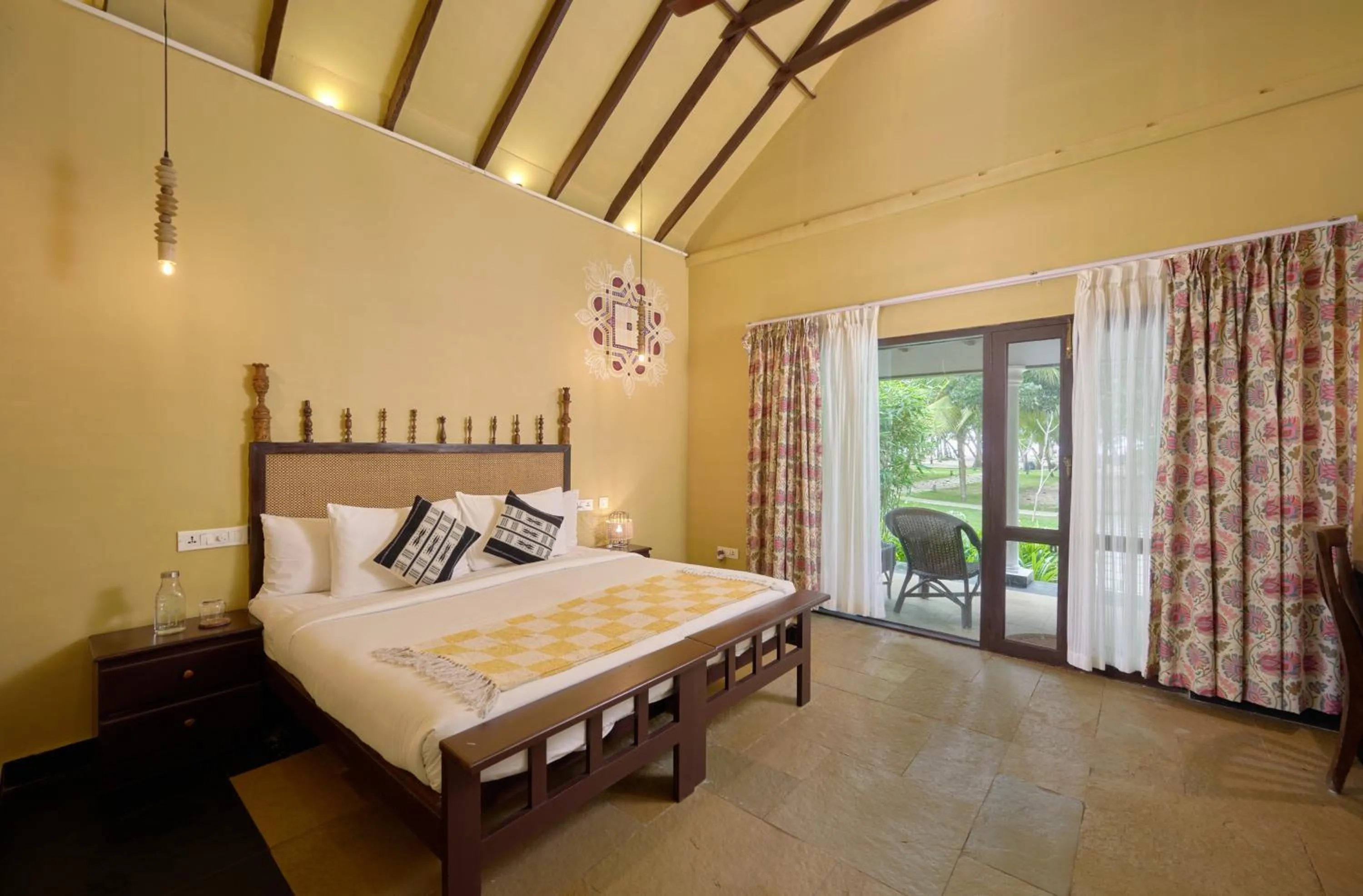 Bedroom, Bed in Seclude Kerala, Marari Sands