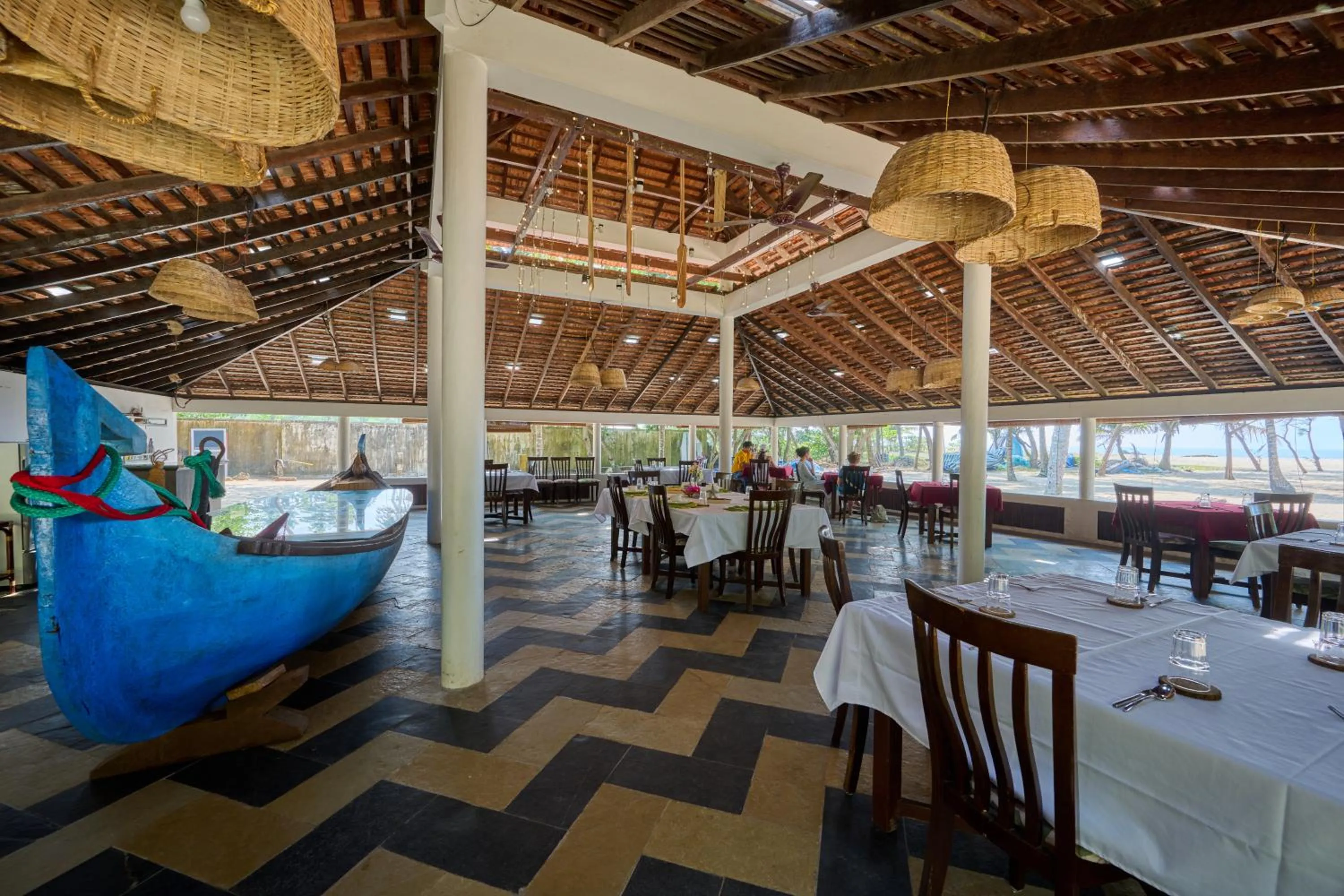 Dining area in Seclude Kerala, Marari Sands