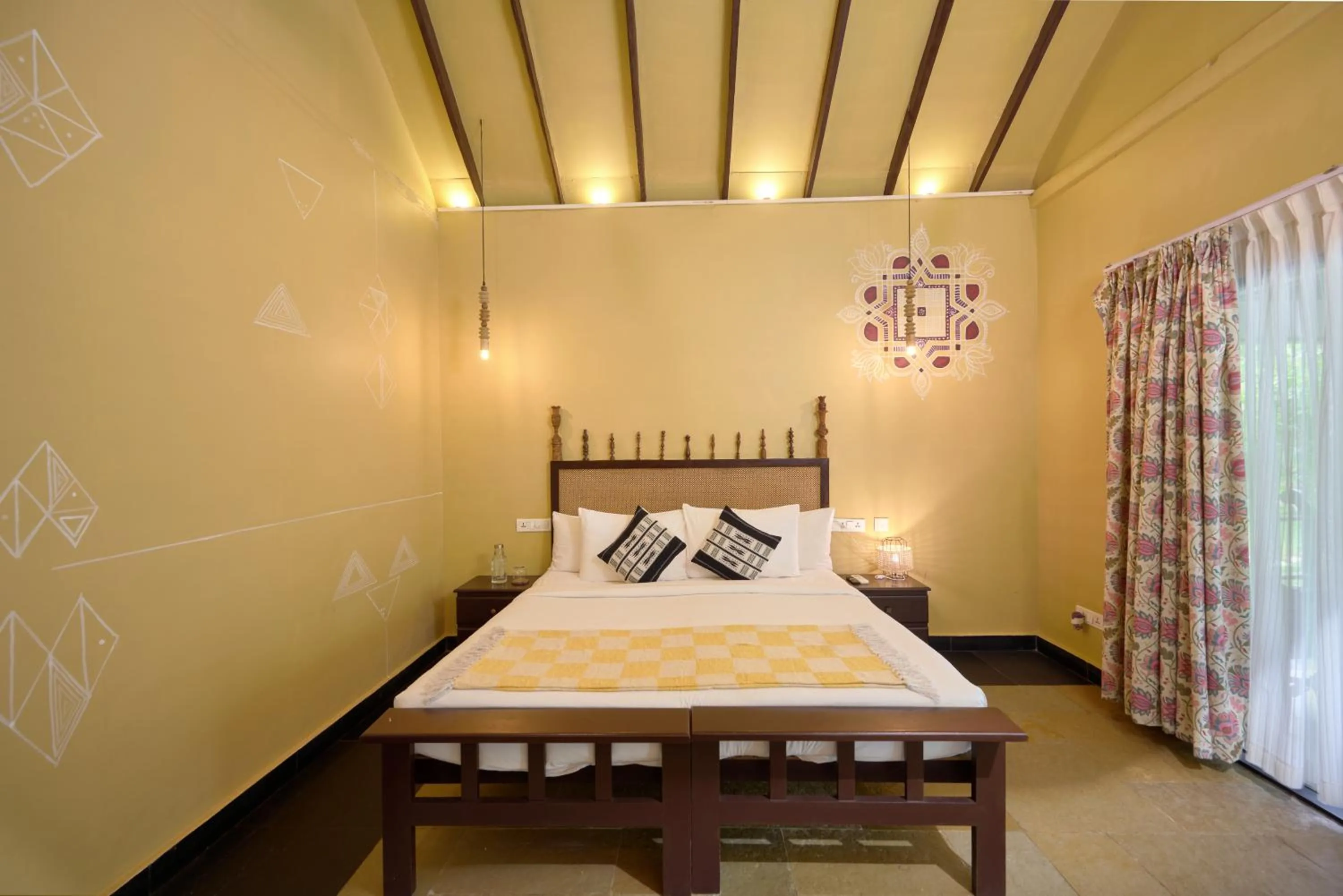 Bedroom, Bed in Seclude Kerala, Marari Sands