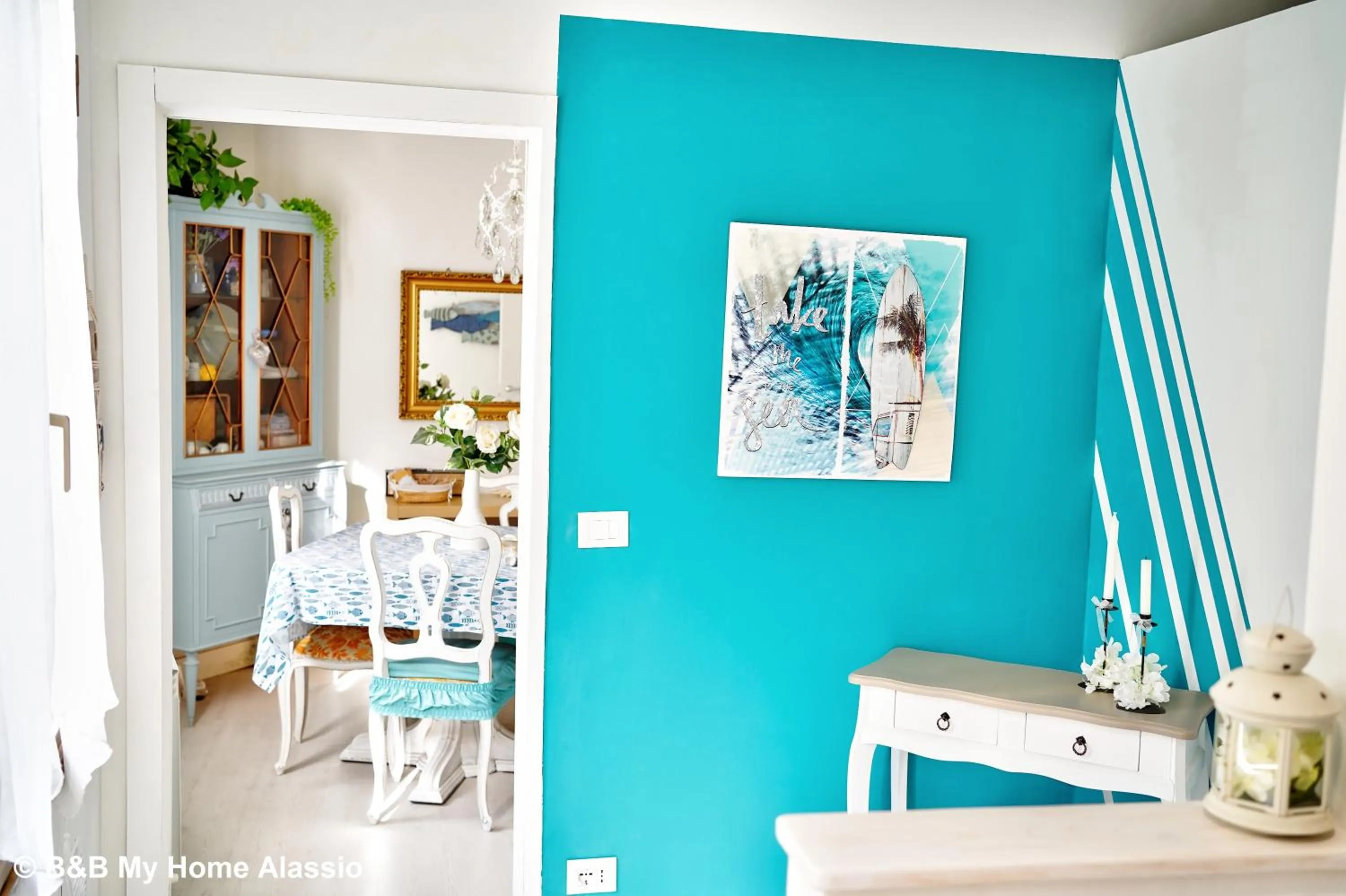 Communal lounge/ TV room in Bed & Breakfast My Home - Alassio