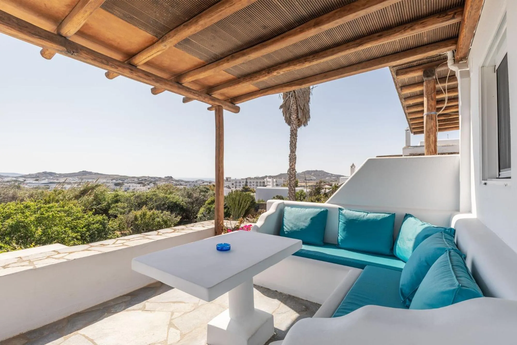 Patio in Mykonian Breeze