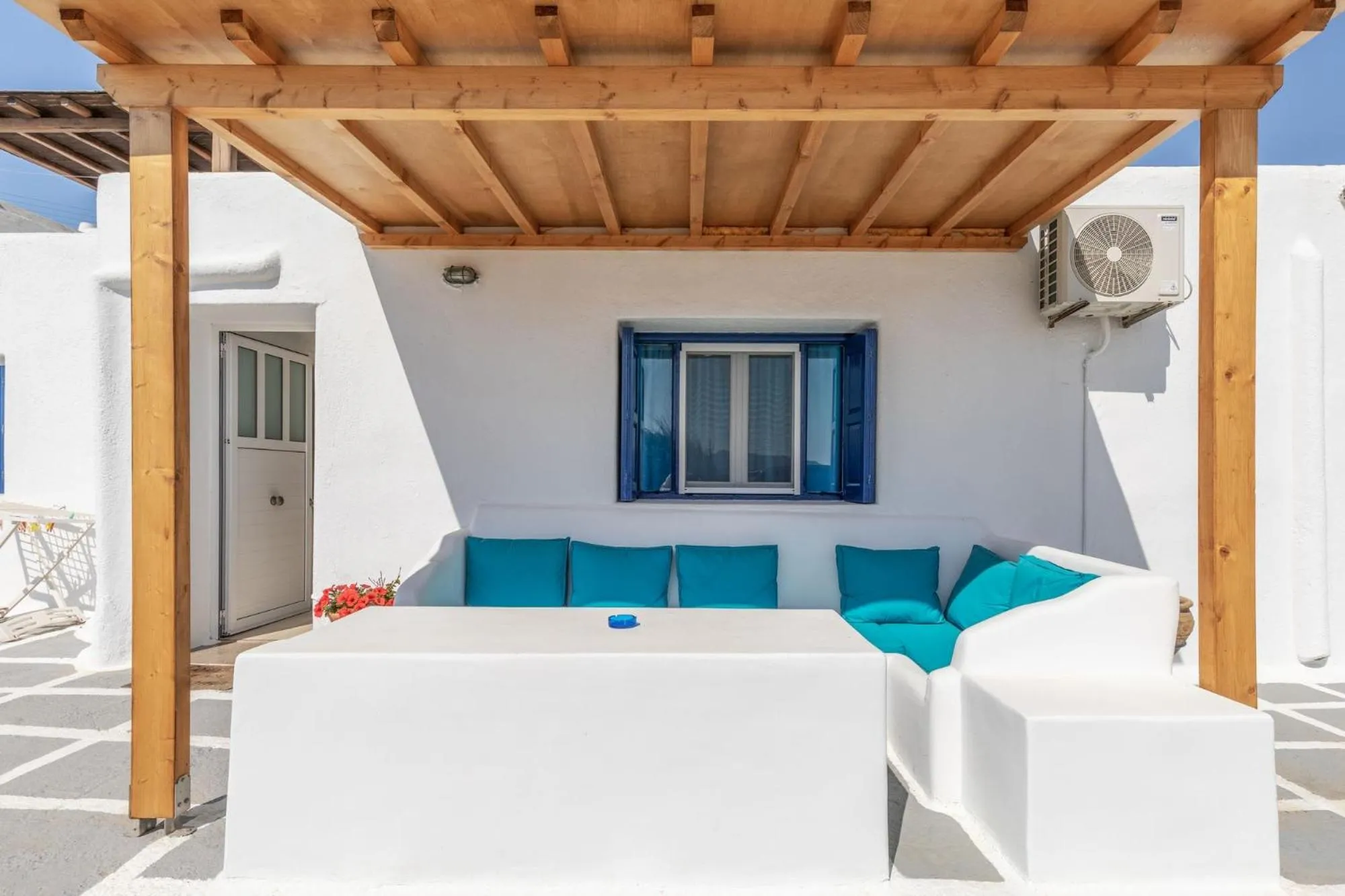 Patio in Mykonian Breeze