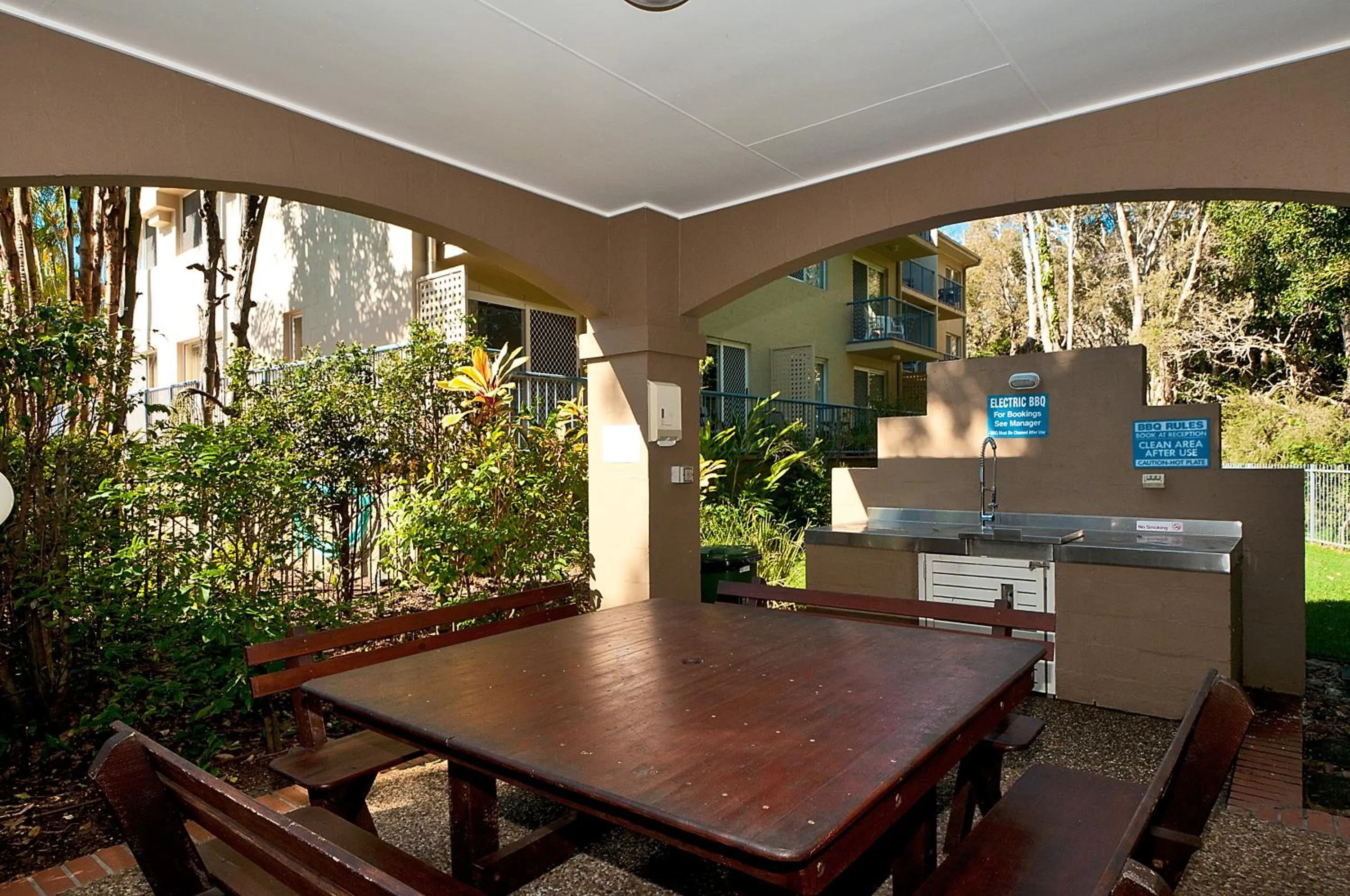 Patio in Sanctuary Lake Apartments