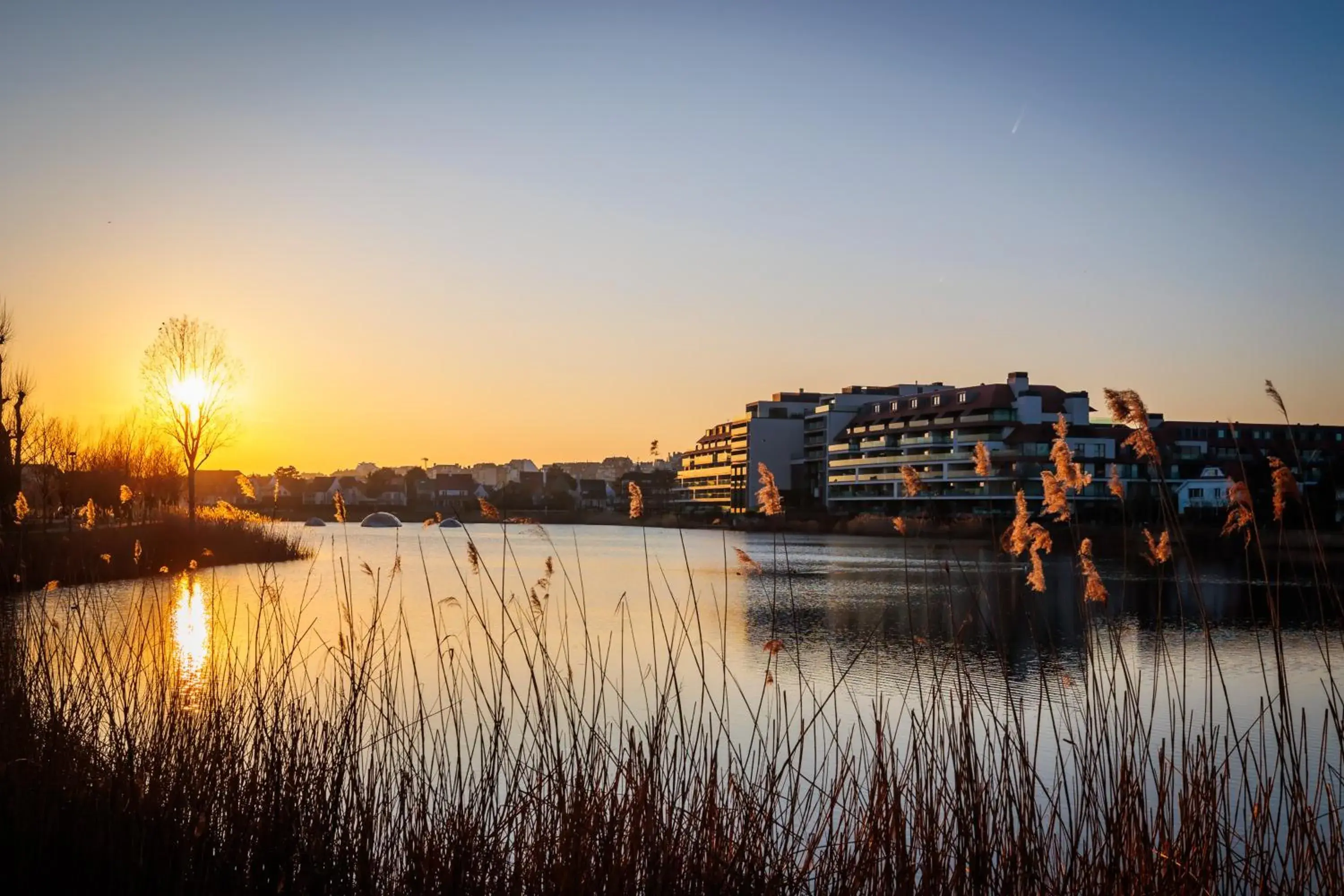 Lake view in La Réserve Resort Lake view in La Réserve Resort