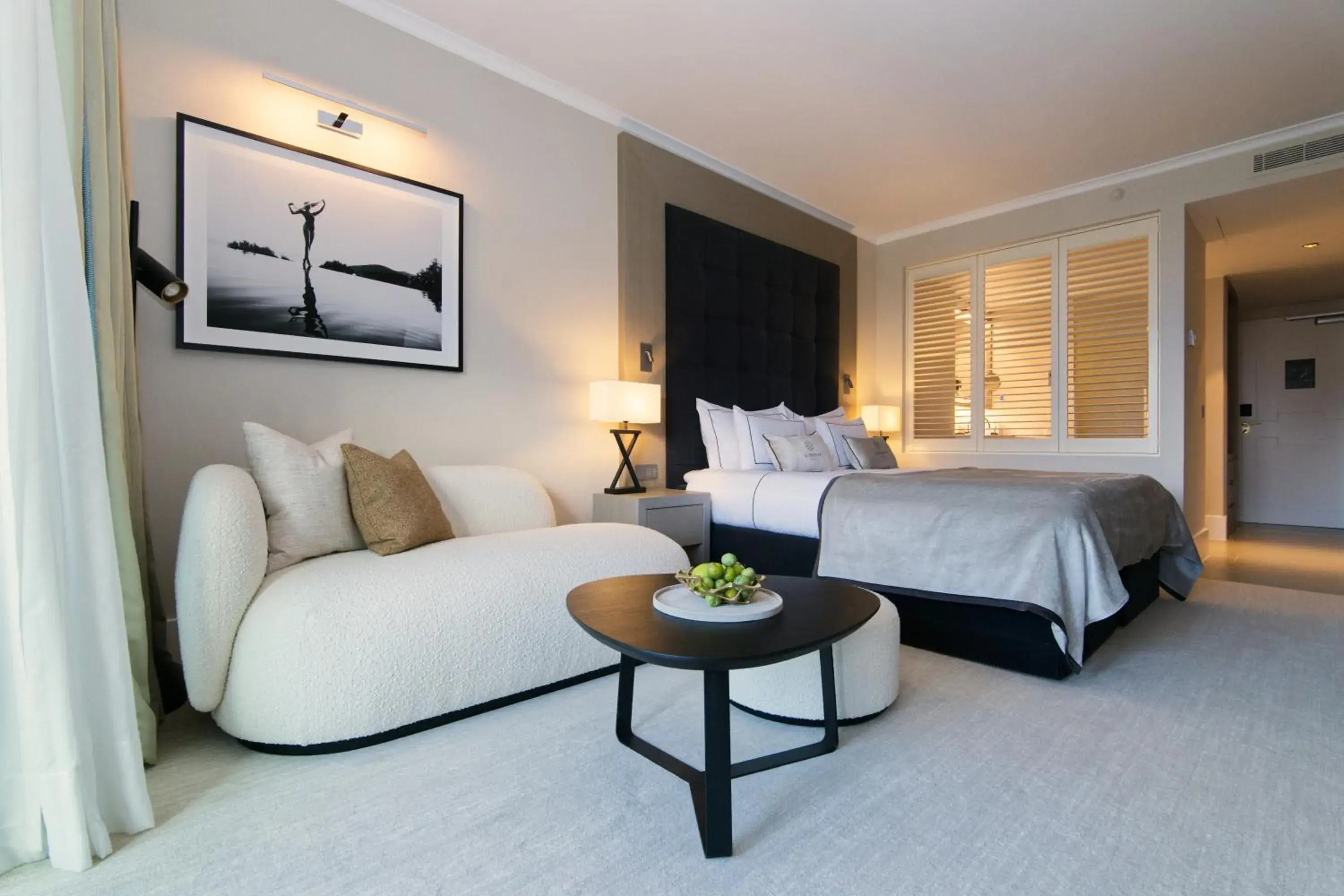 Bed in La Réserve Resort Bed in La Réserve Resort