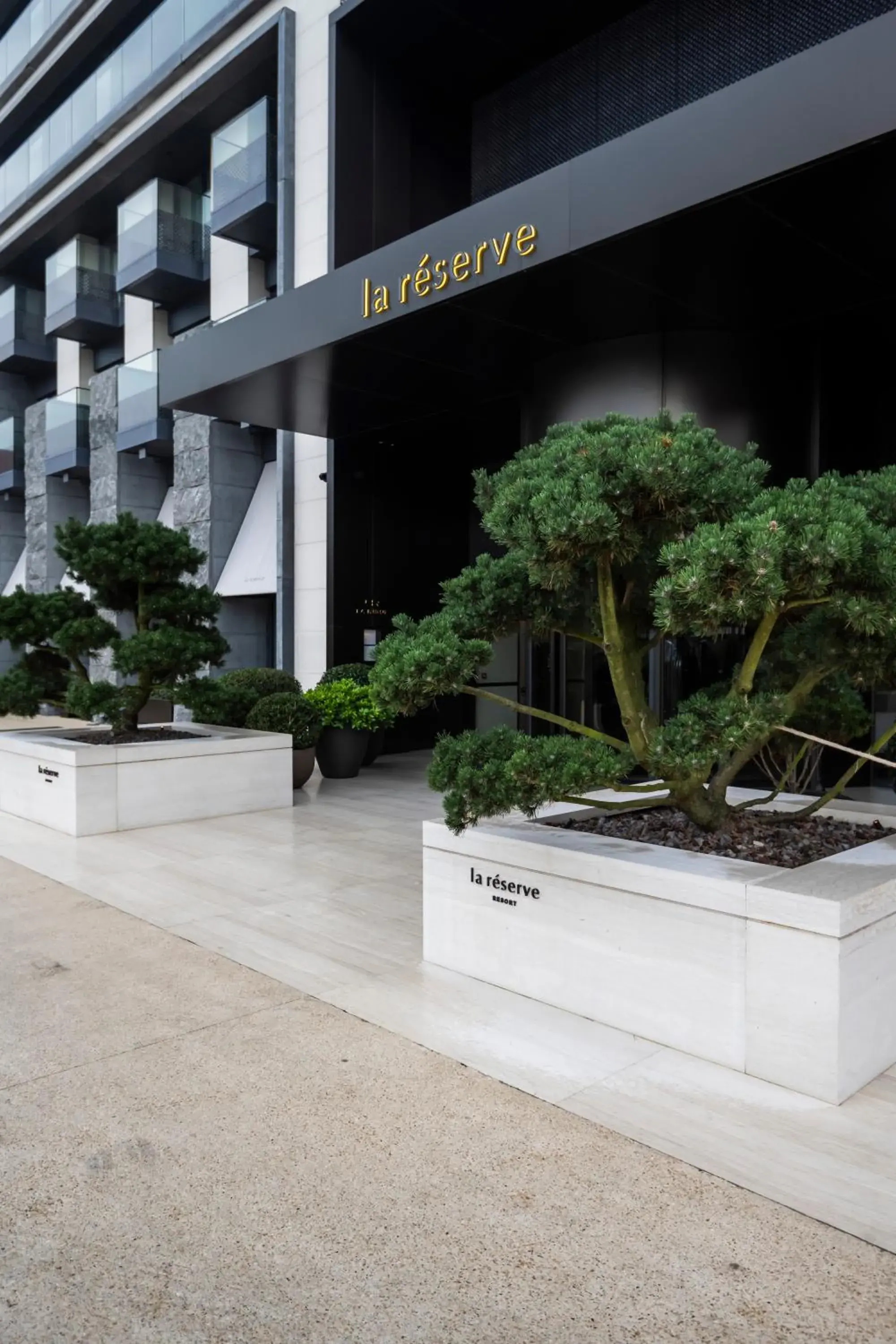 Property building in La Réserve Resort Property building in La Réserve Resort