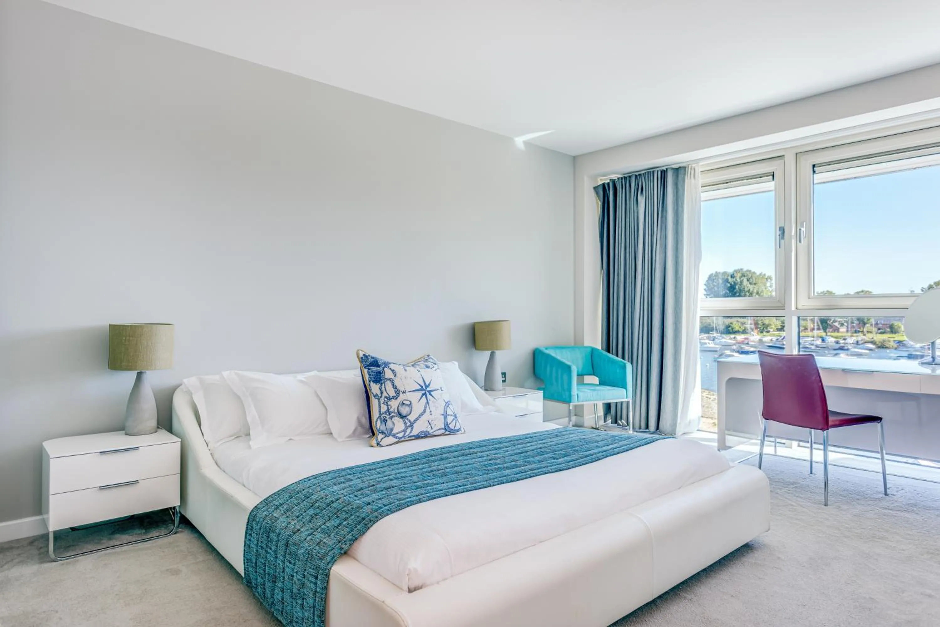 Bed in Captain's Club Hotel & Spa