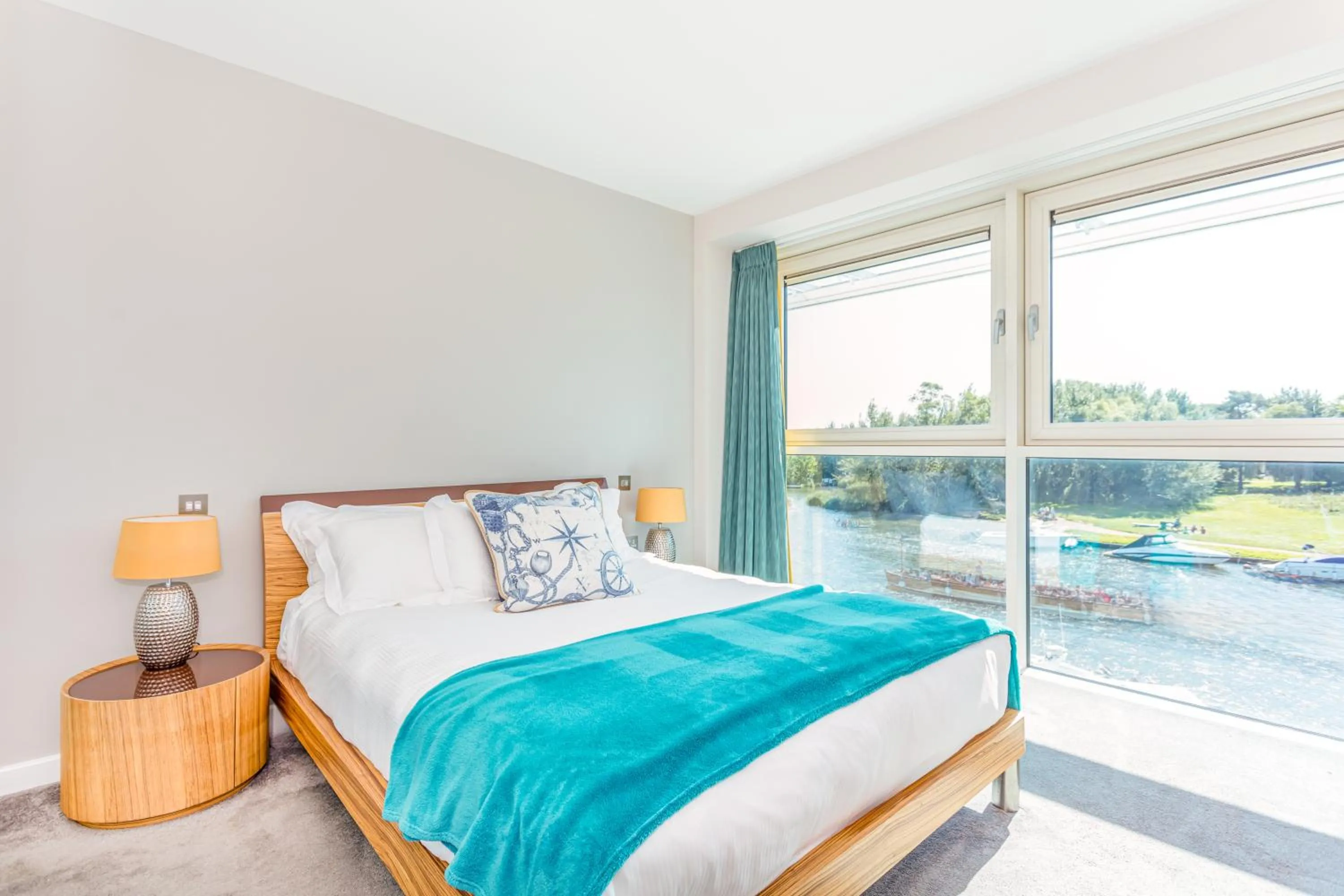 Bed in Captain's Club Hotel & Spa