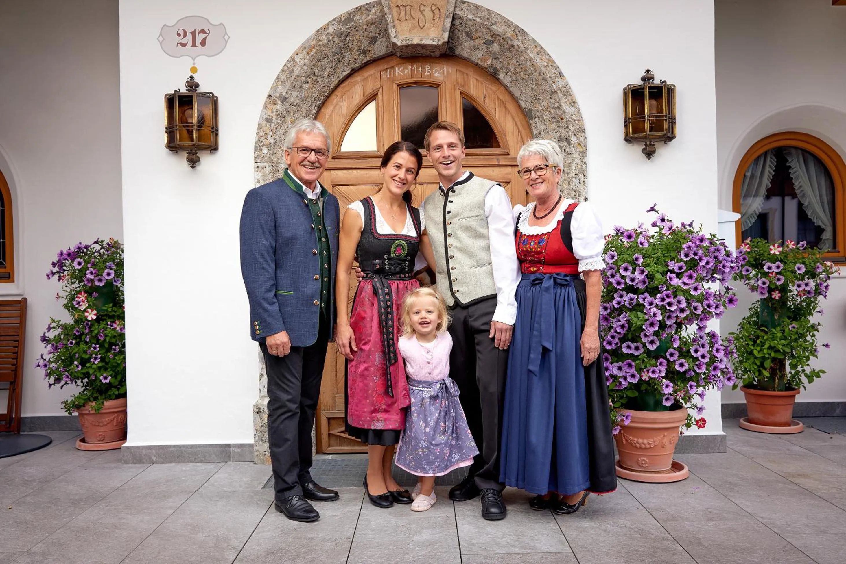 Family in Hotel Margit