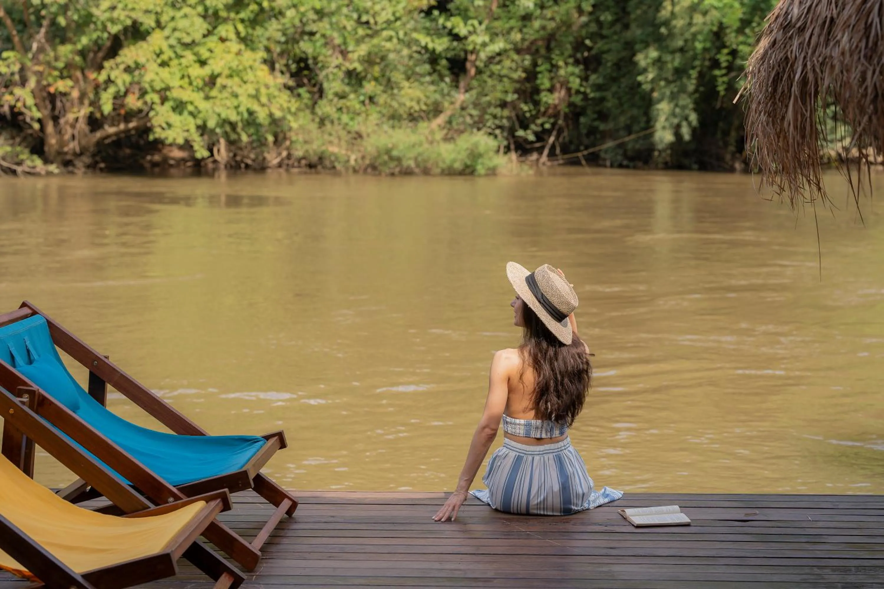 Balcony/Terrace in The Float House River Kwai