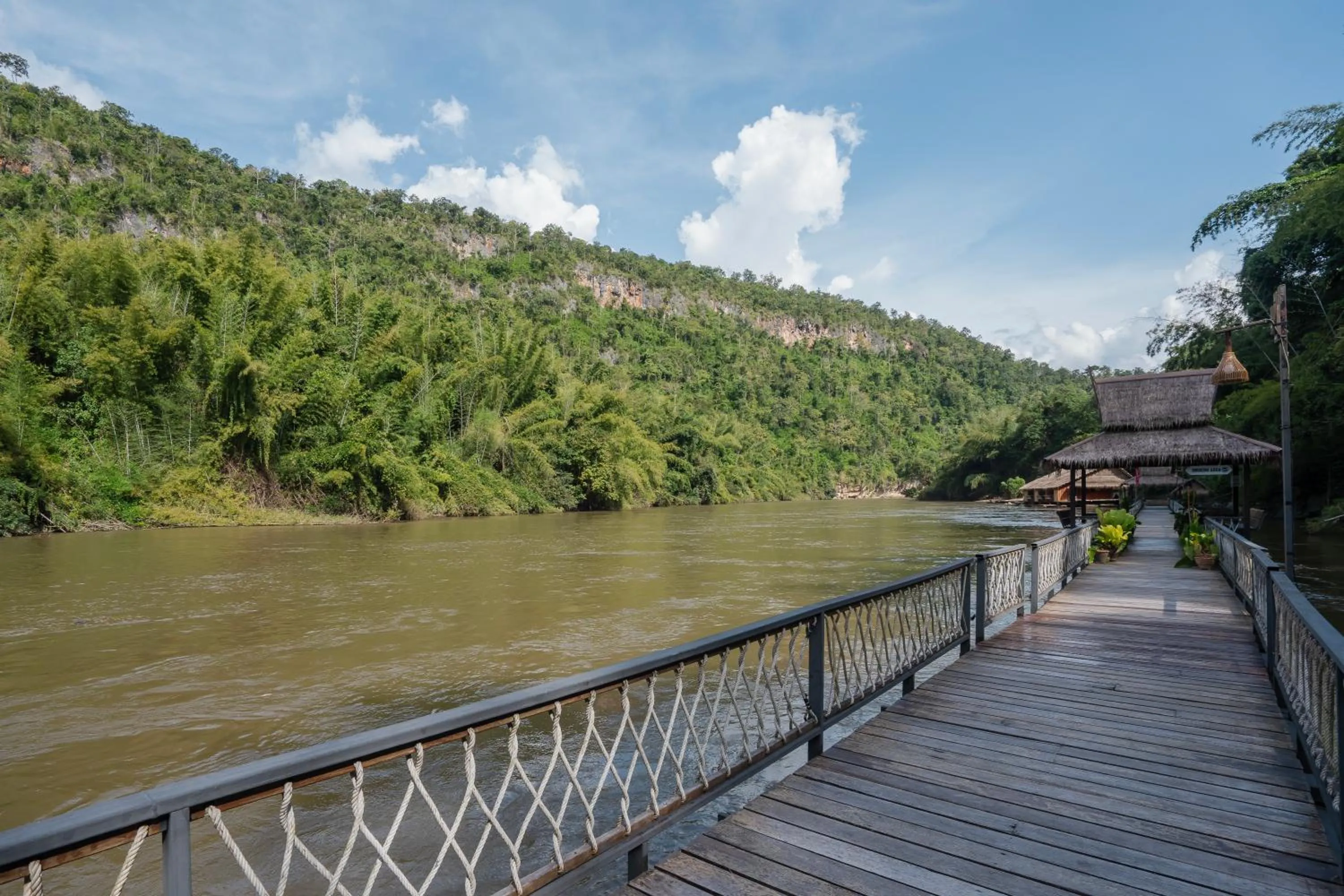 Natural landscape in The Float House River Kwai