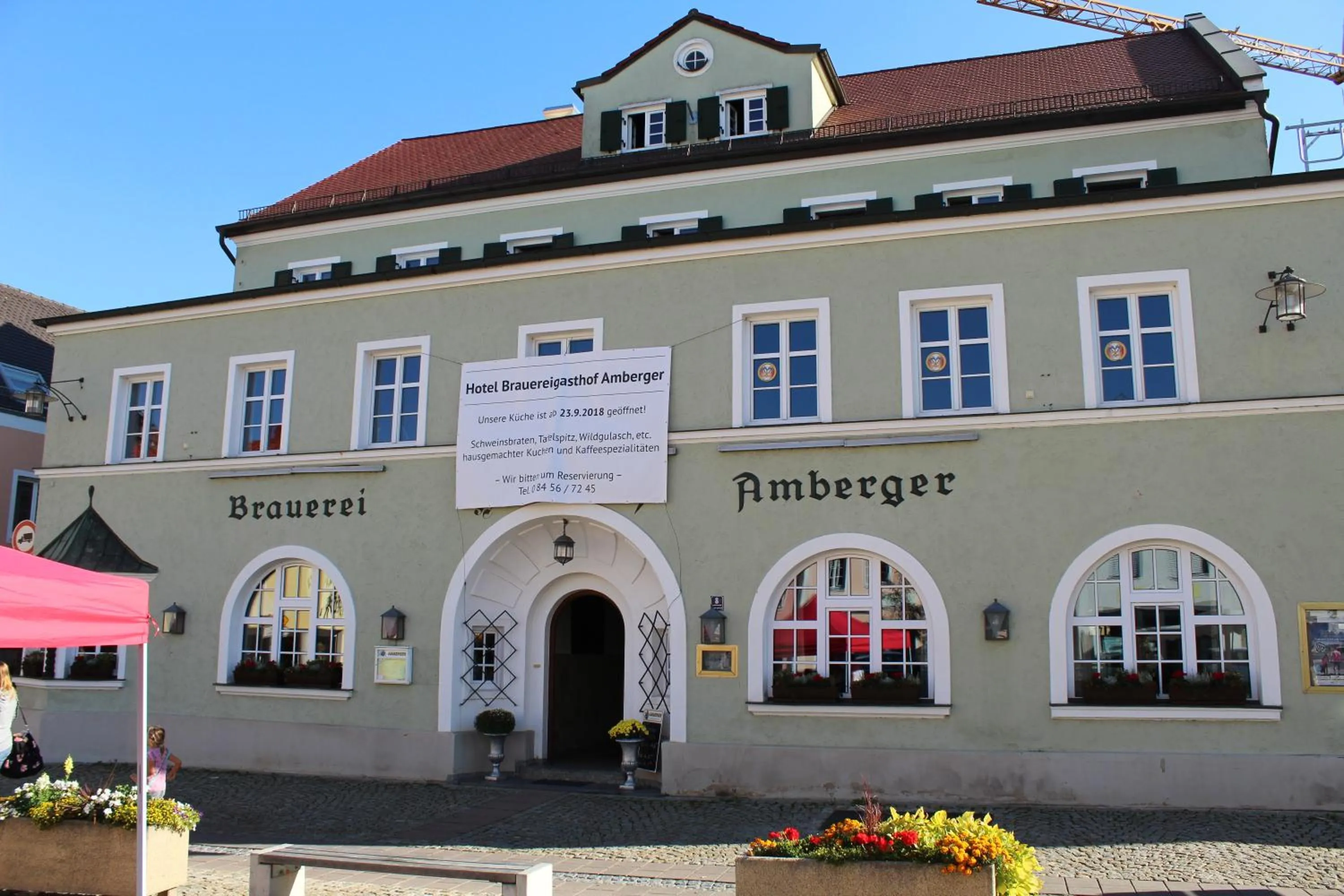 Facade/entrance in Hotel Brauereigasthof Amberger