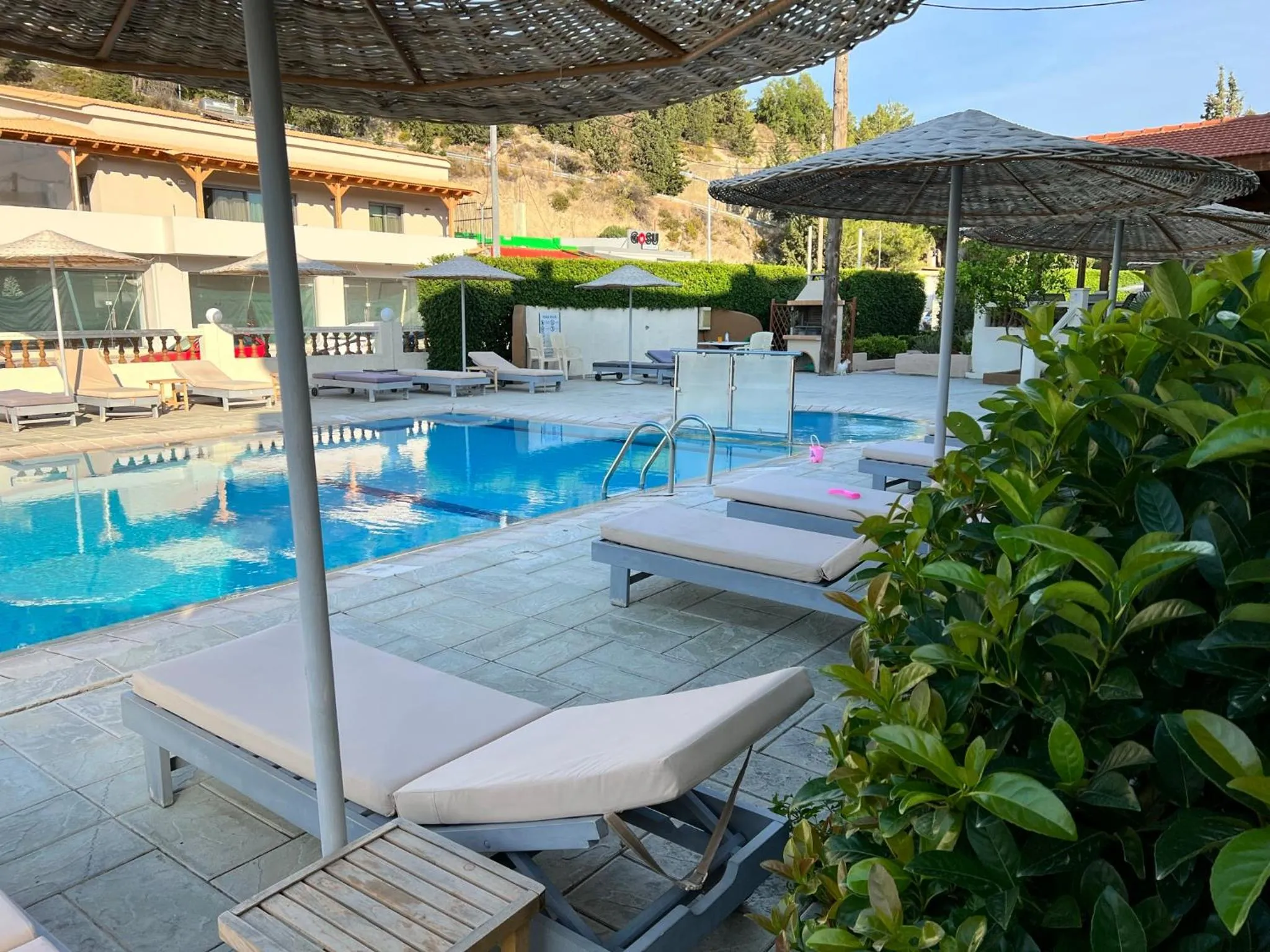 Swimming pool in Golden days