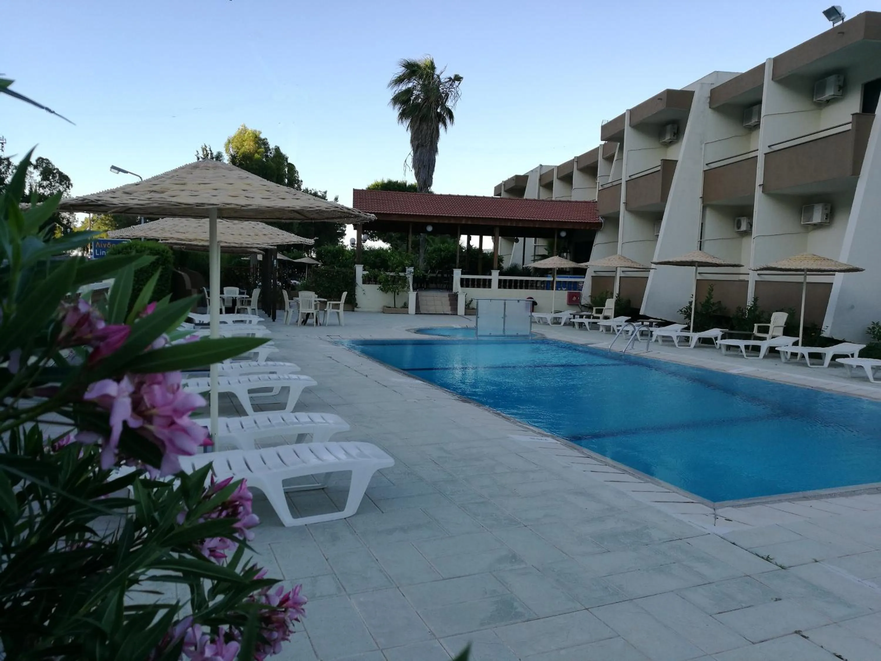 Swimming pool in Golden days