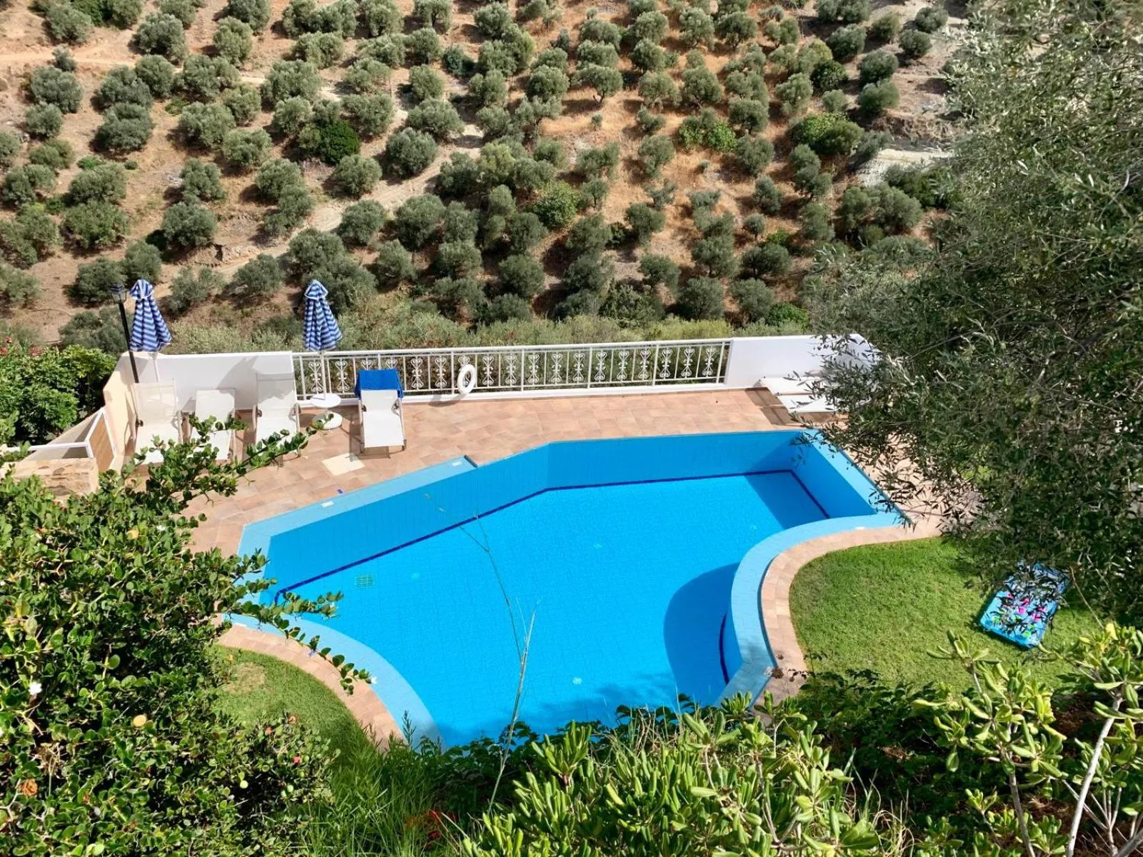 Bird's eye view in Ilios Village