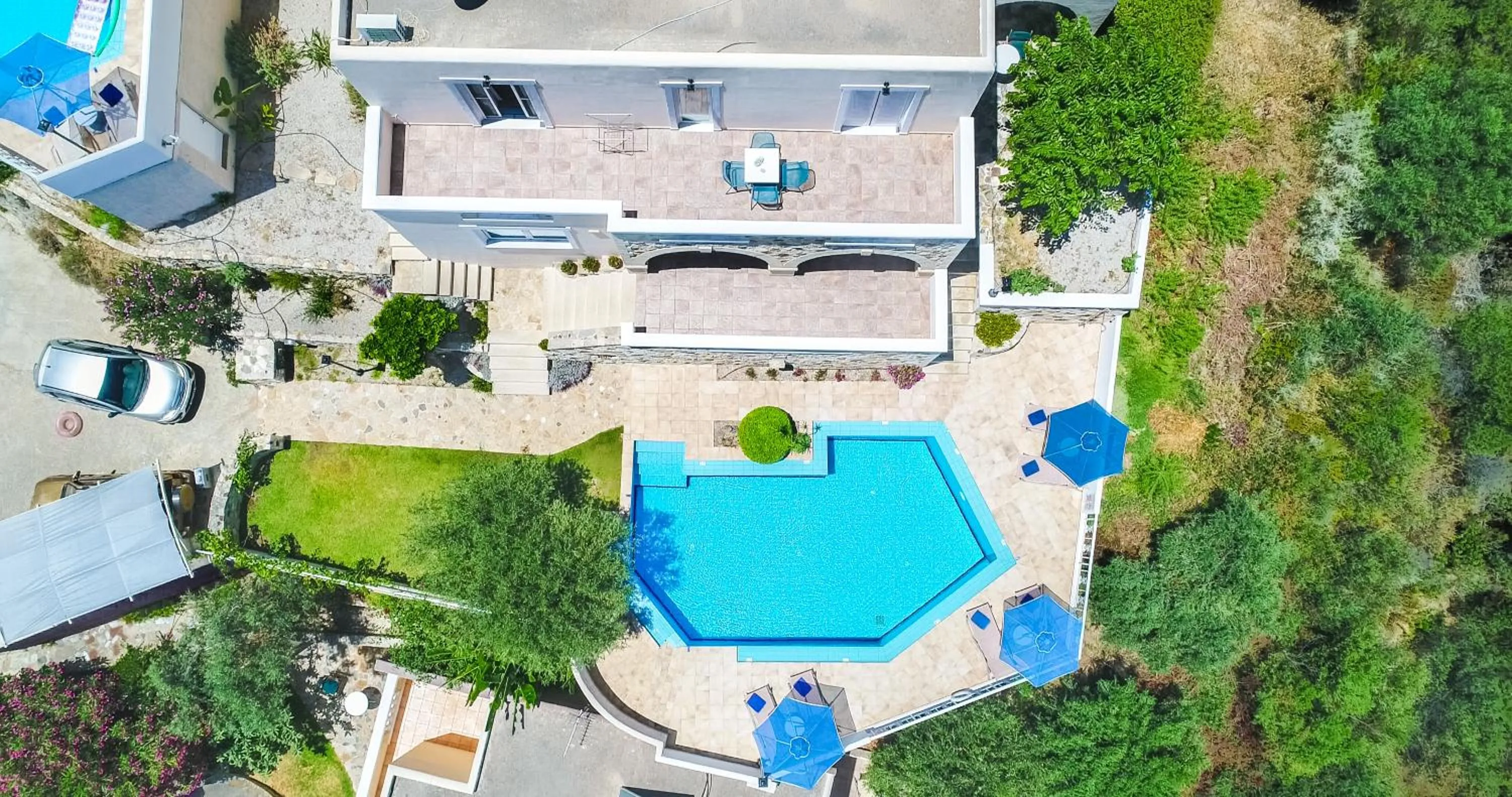 Bird's eye view in Ilios Village