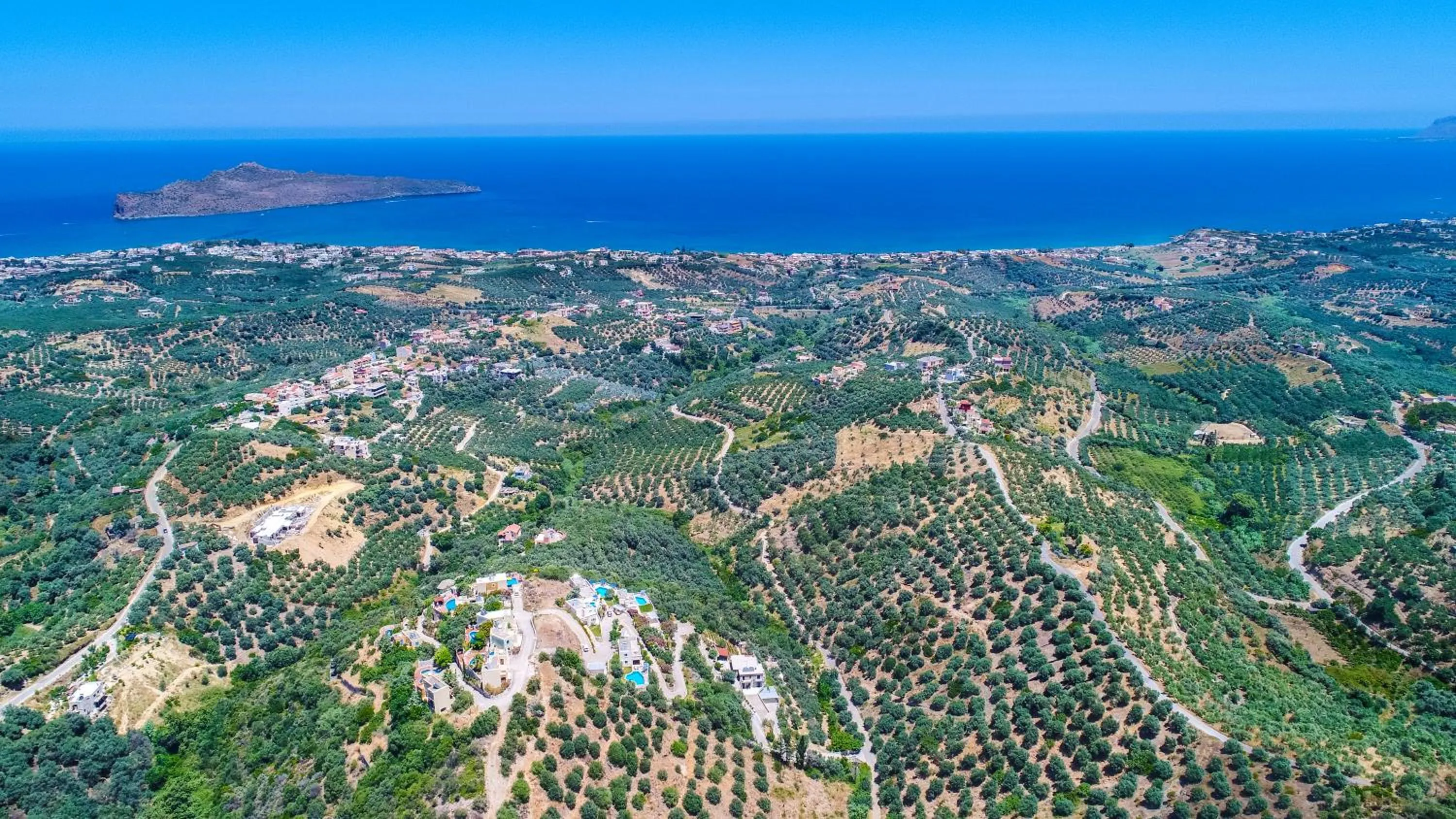 Natural landscape in Ilios Village