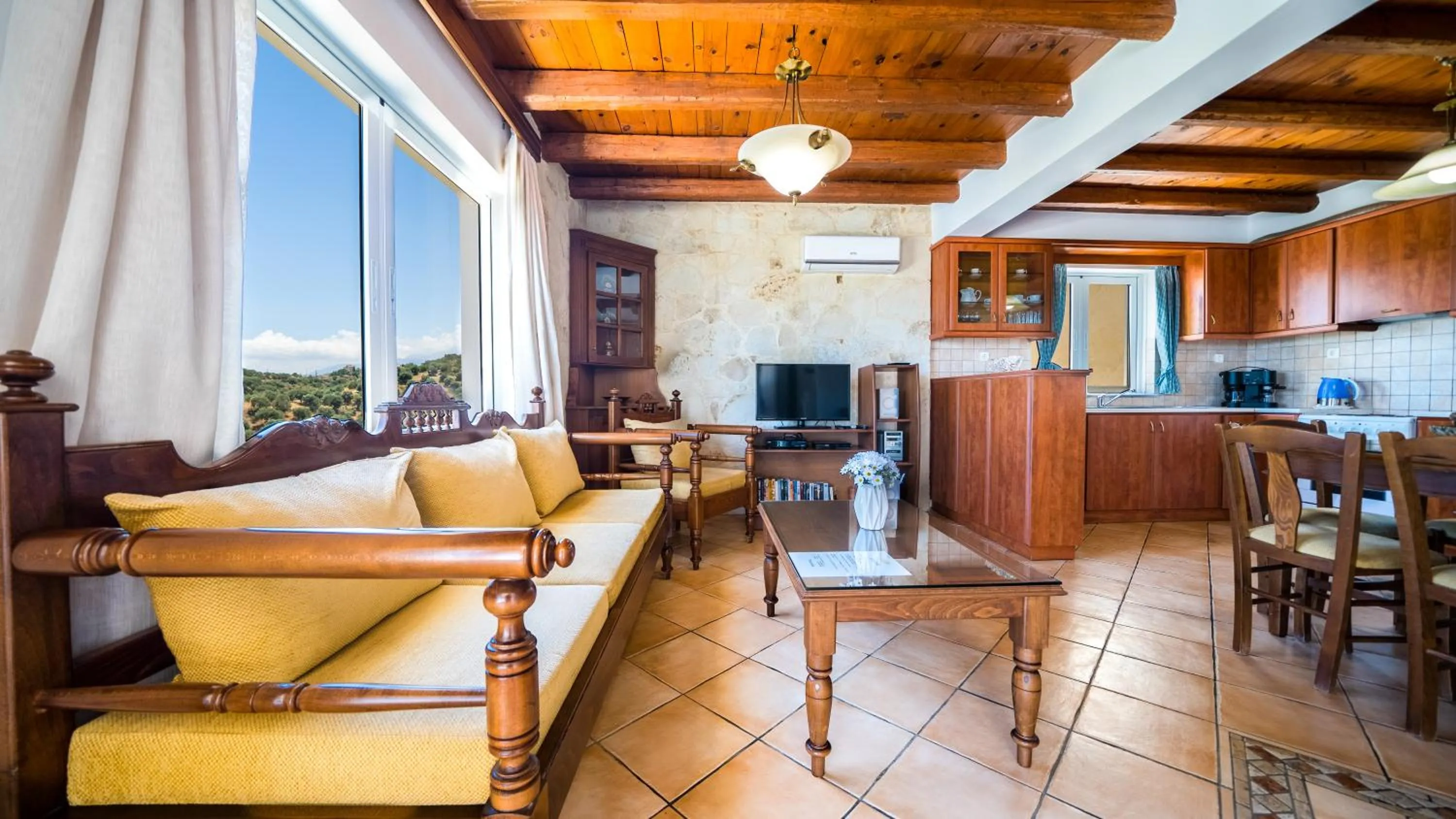 Living room in Ilios Village
