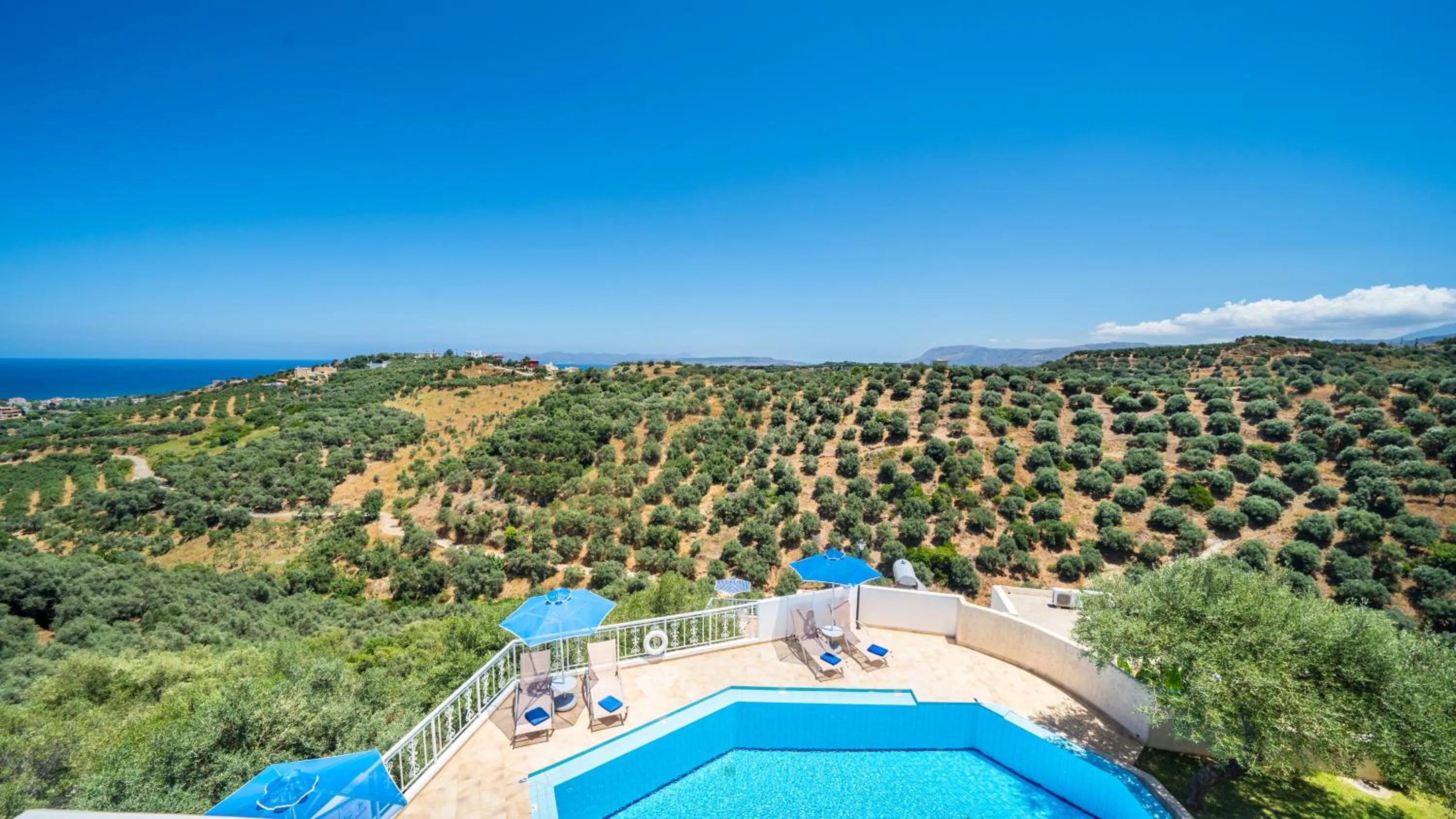 Bird's eye view in Ilios Village