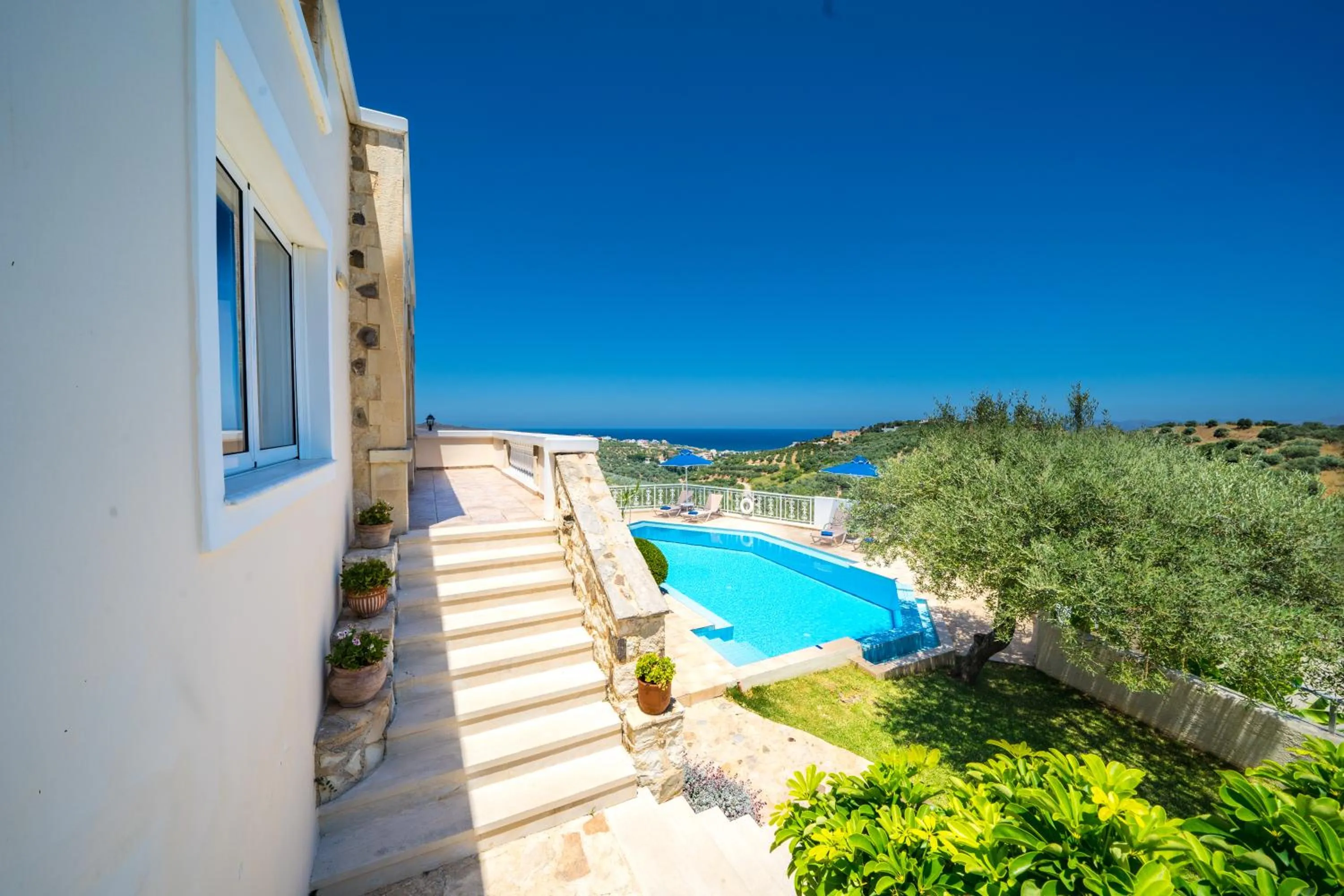 Pool view in Ilios Village
