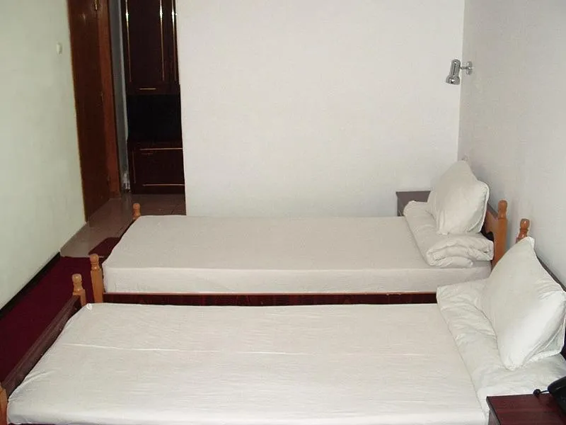 Bed in Hotel Uranus