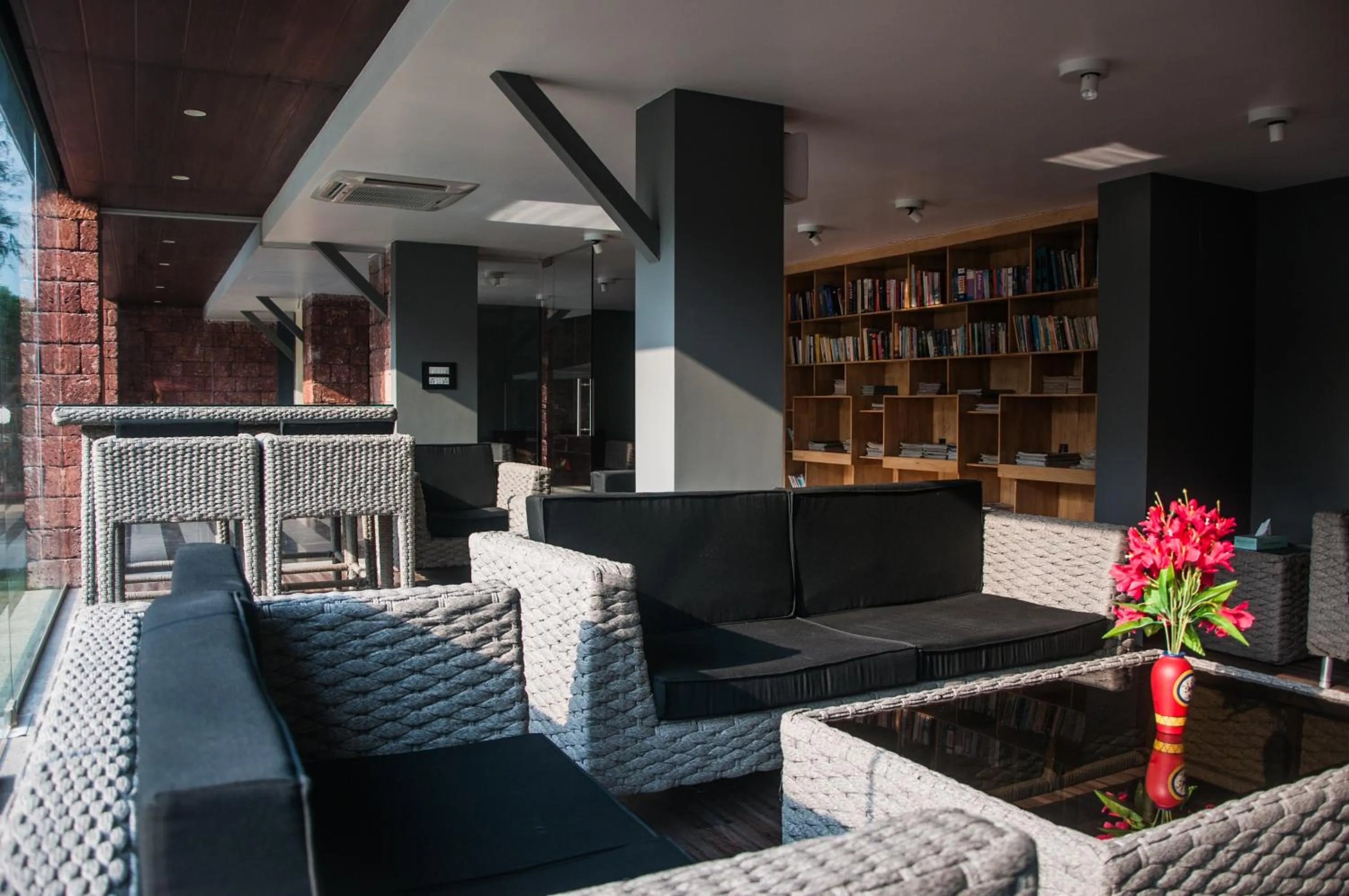 Library in Brightland Resort & Spa