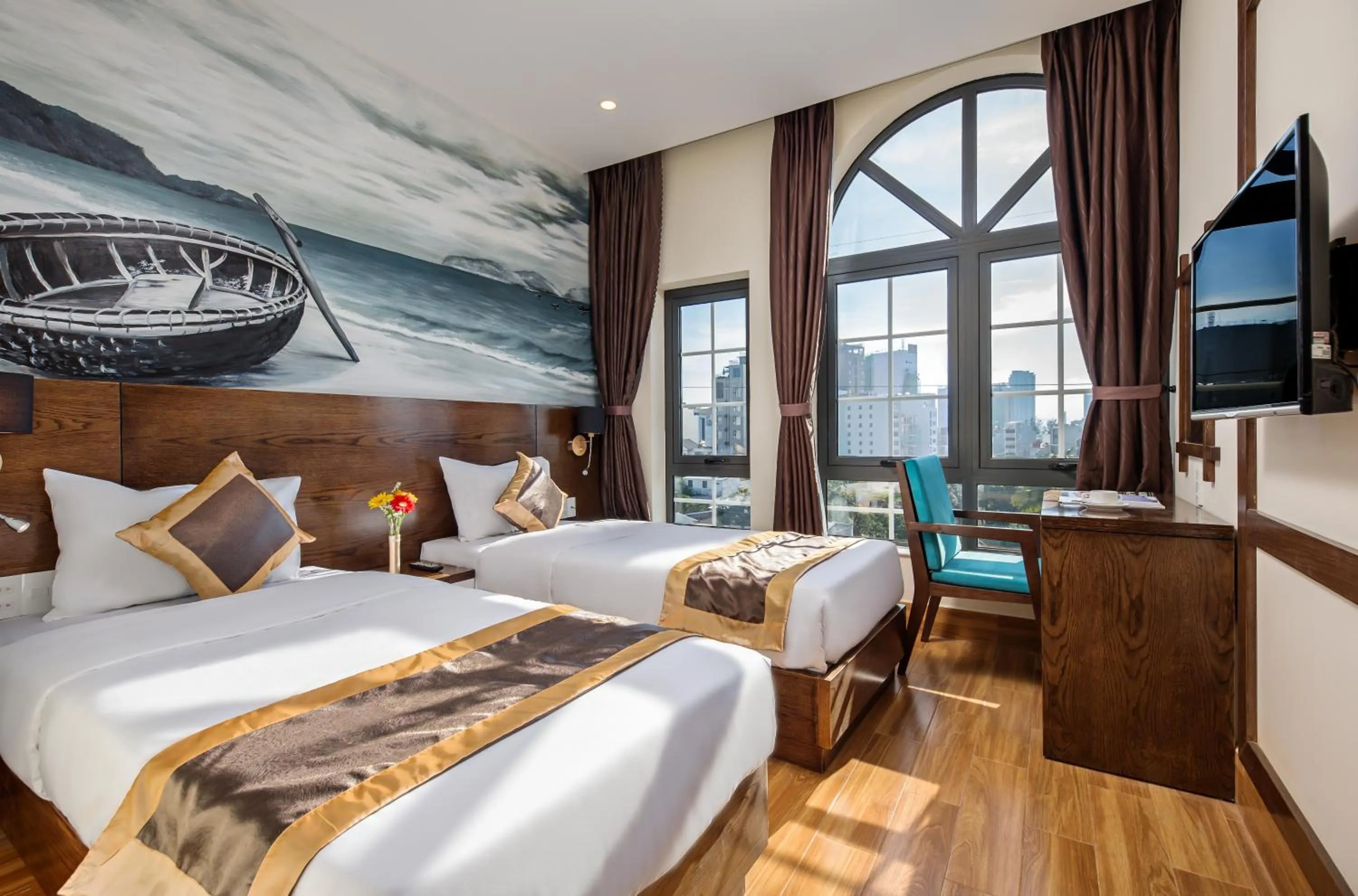 Bedroom, Bed in Danang Capsule Hotel & Rooftop Bar