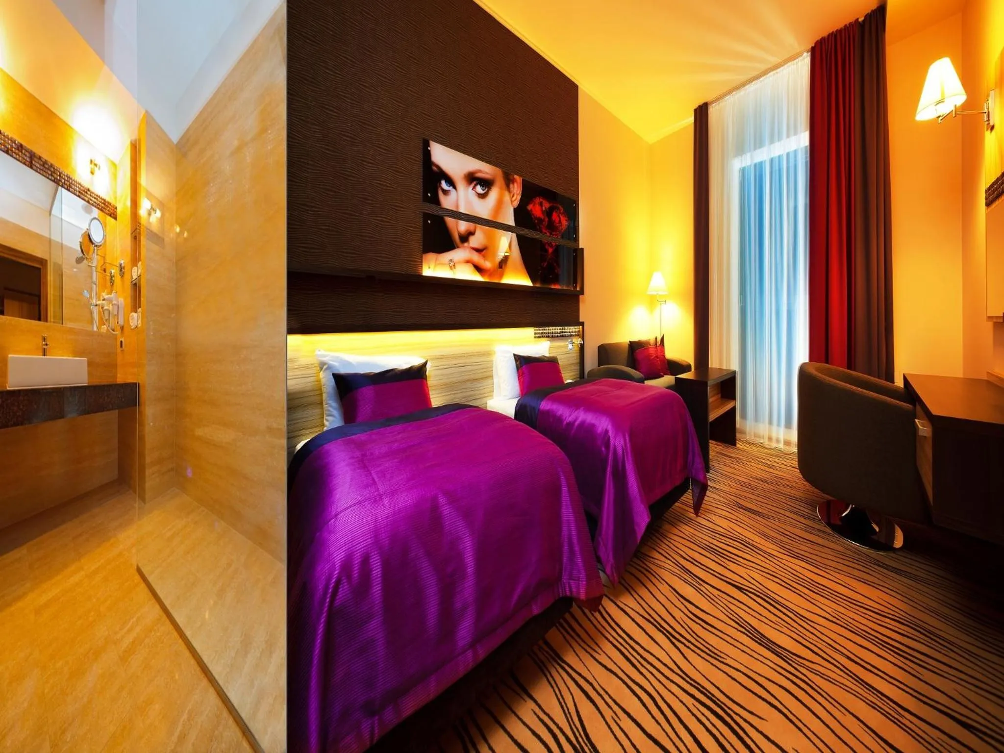 Photo of the whole room, Bed in Blue Diamond Hotel Active SPA