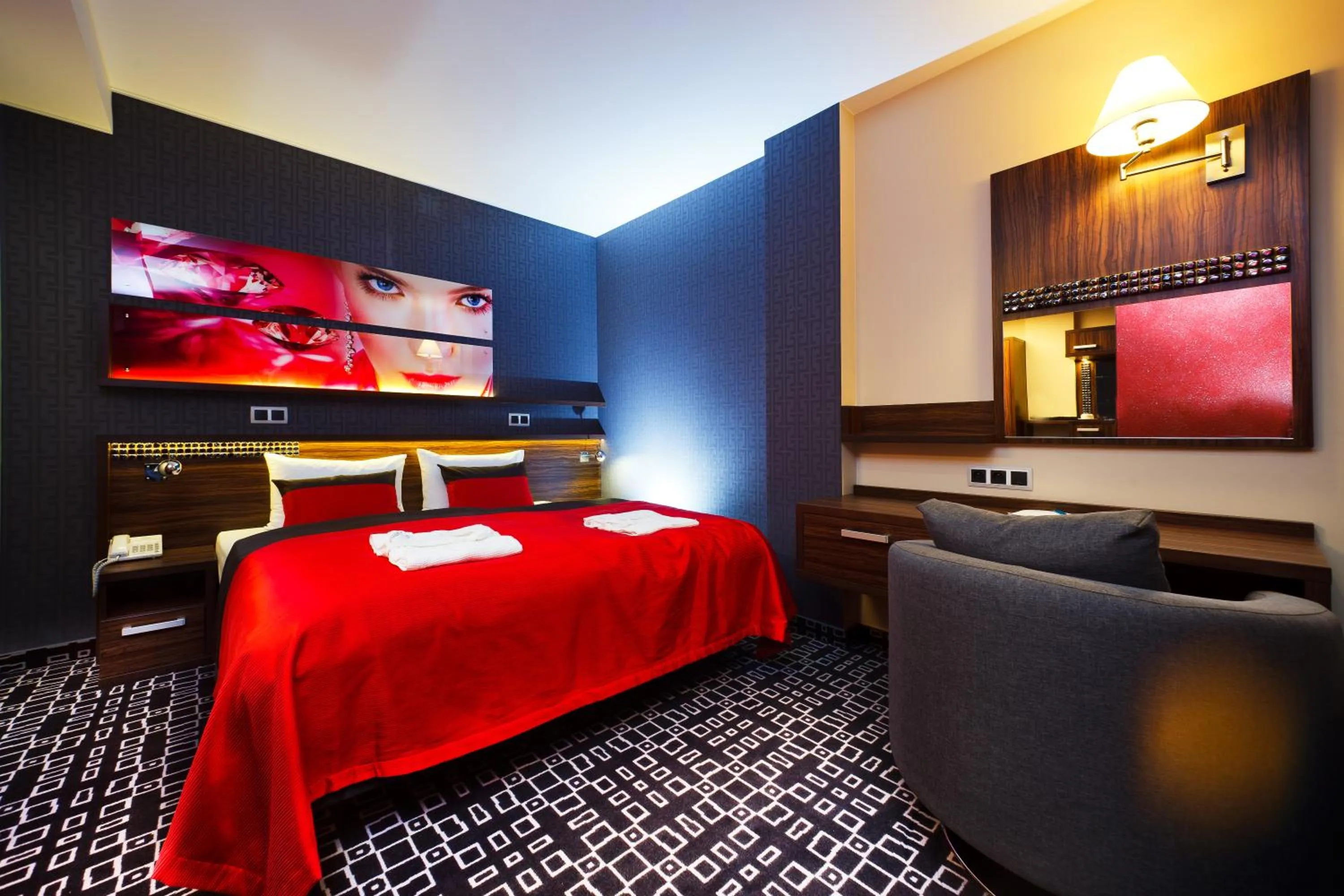 Bed in Blue Diamond Hotel Active SPA