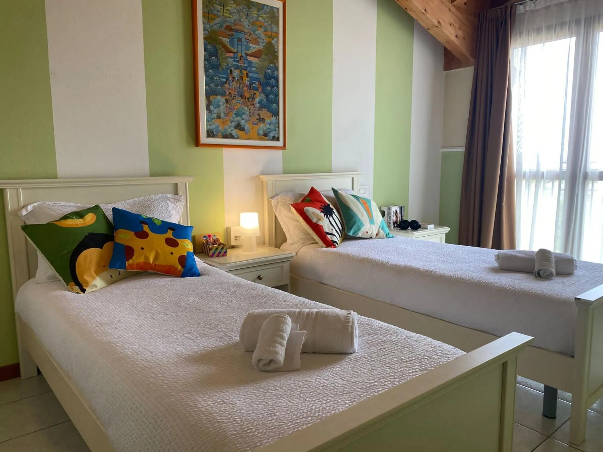 Bed in Ferretti Residence Garda Palace