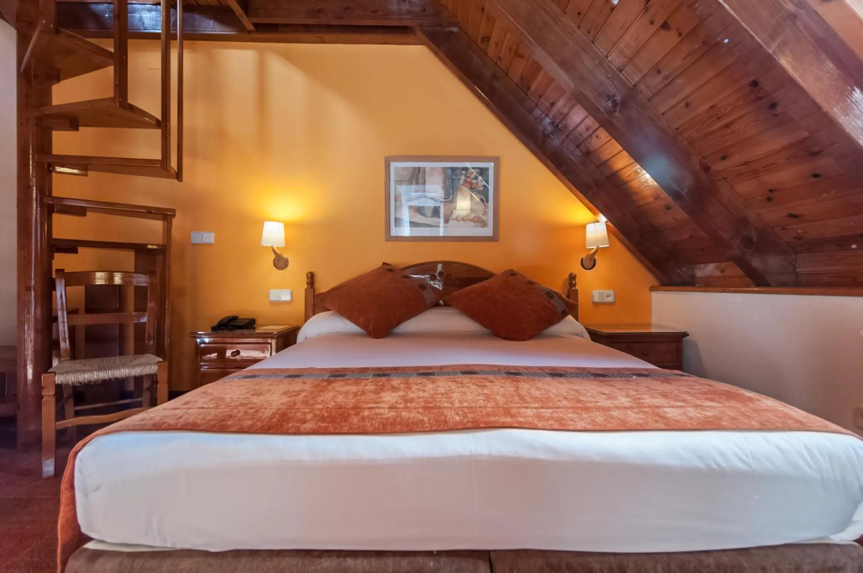 Bed in Hotel Vilagaros