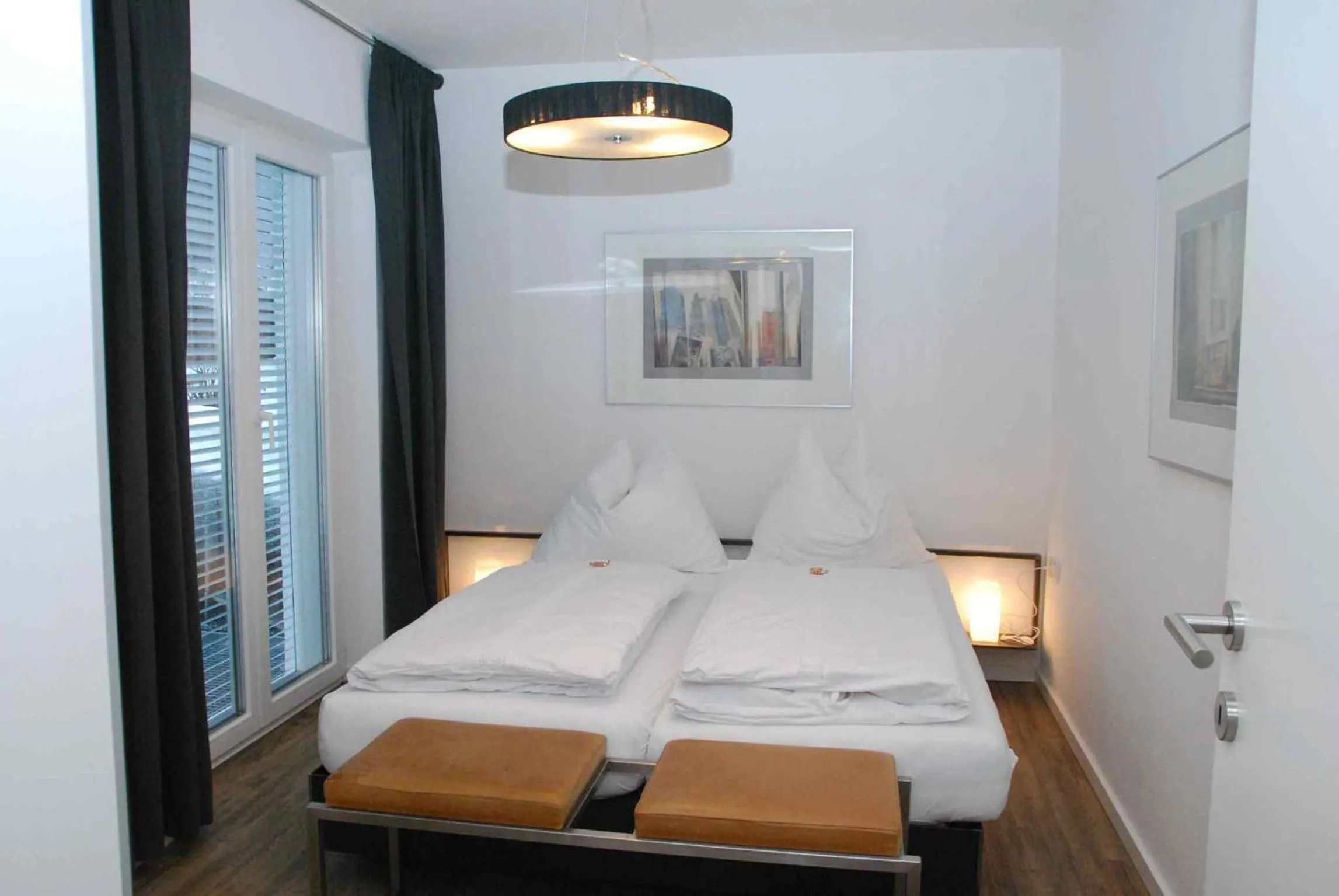 Decorative detail, Bed in Arnsteiner Apartments