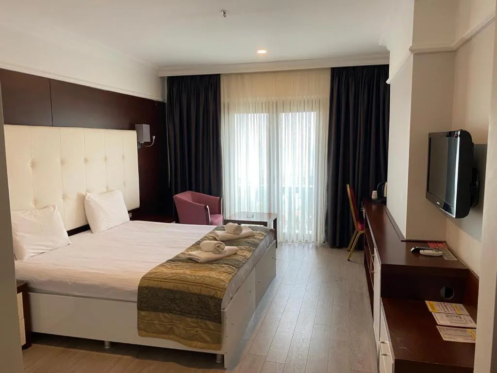 Bed in Paradise Island Hotel