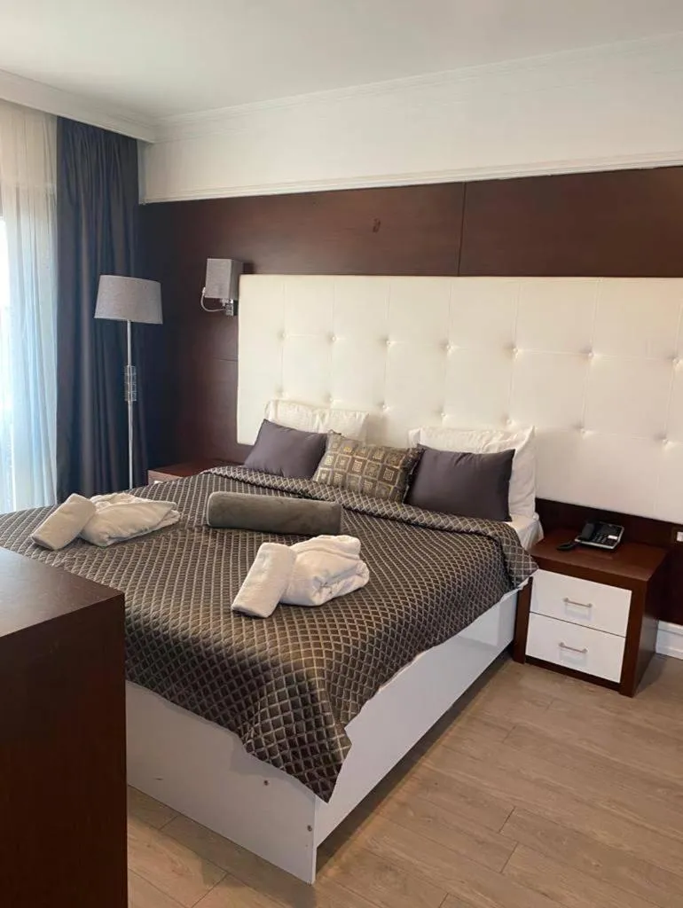 Bed in Paradise Island Hotel