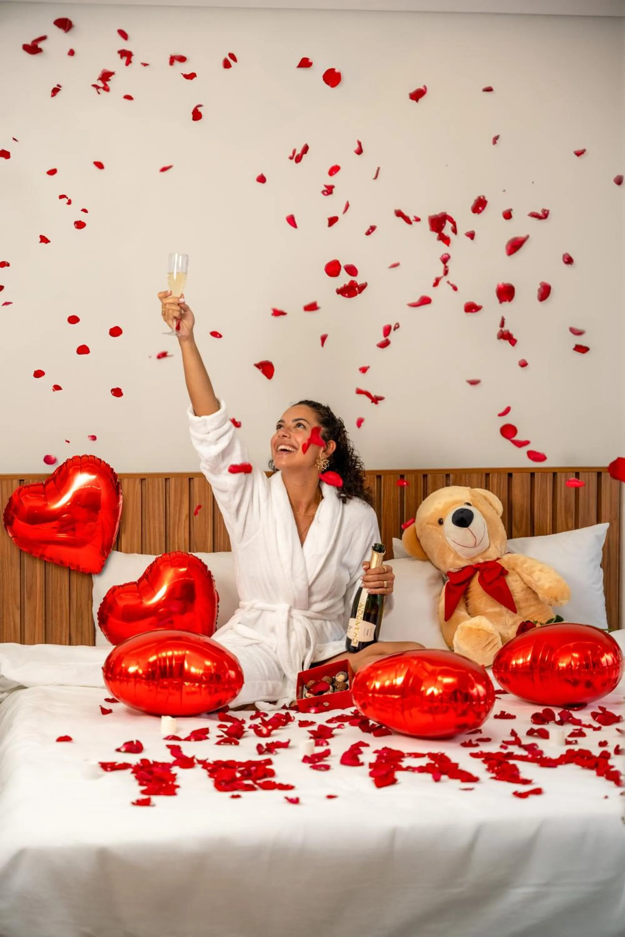 Bed in Pousada Villa del Sol