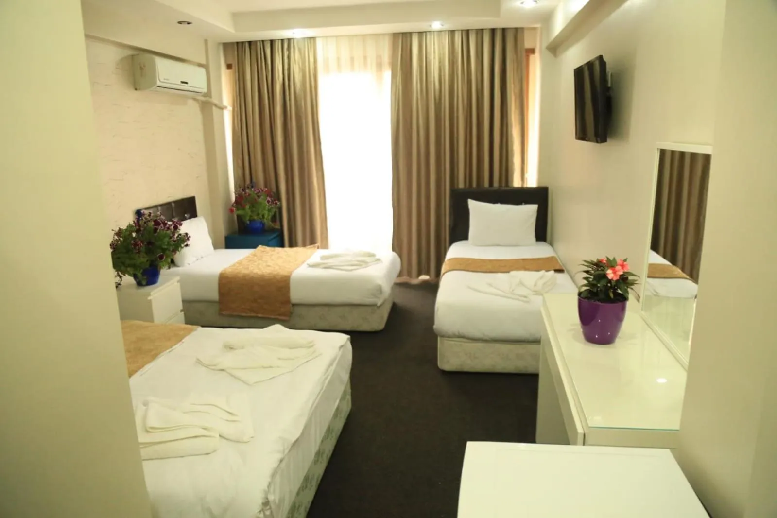 Bed in holiday family apart